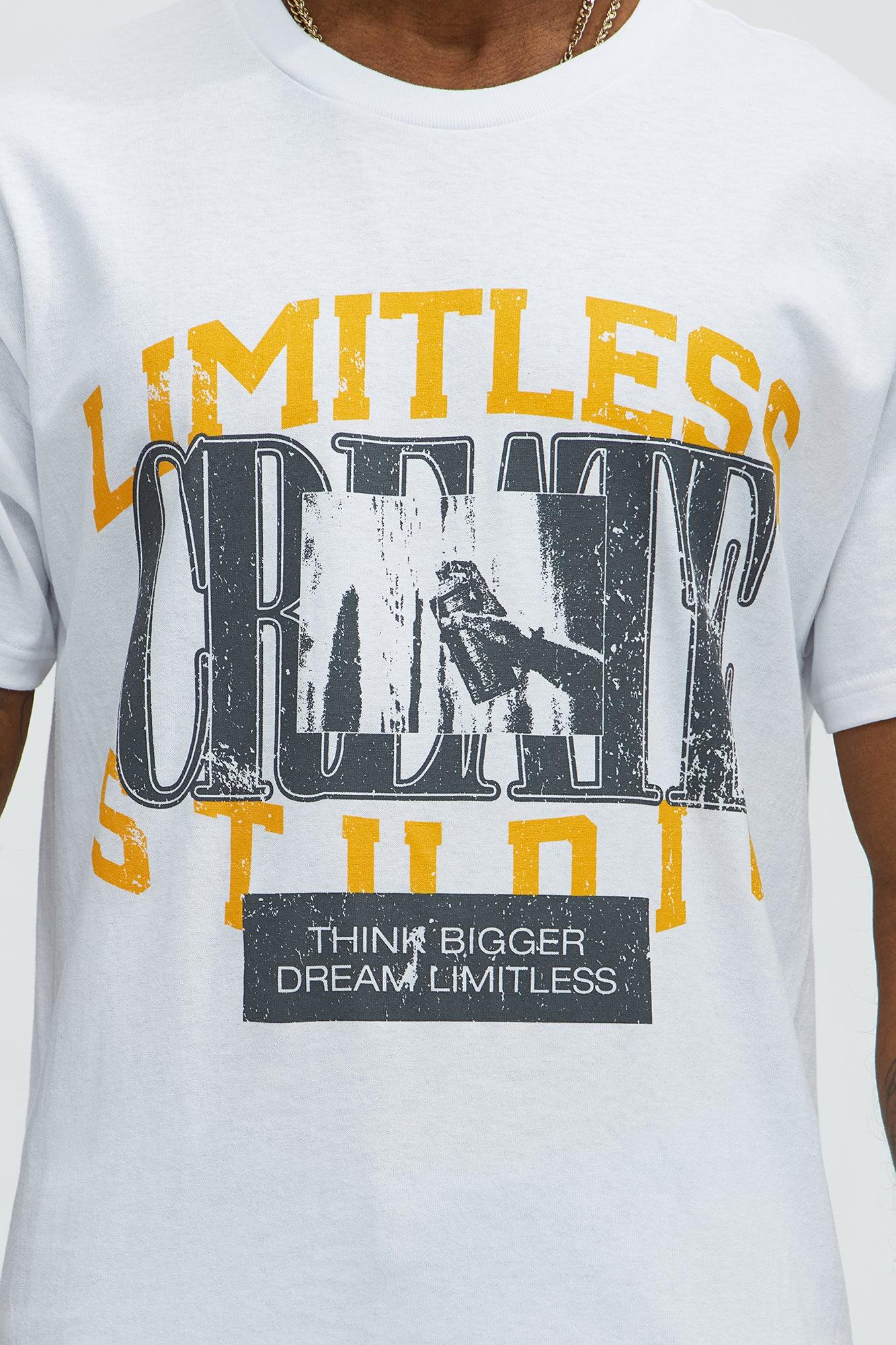 Limitless Studio Short Sleeve Tee - White Product Image
