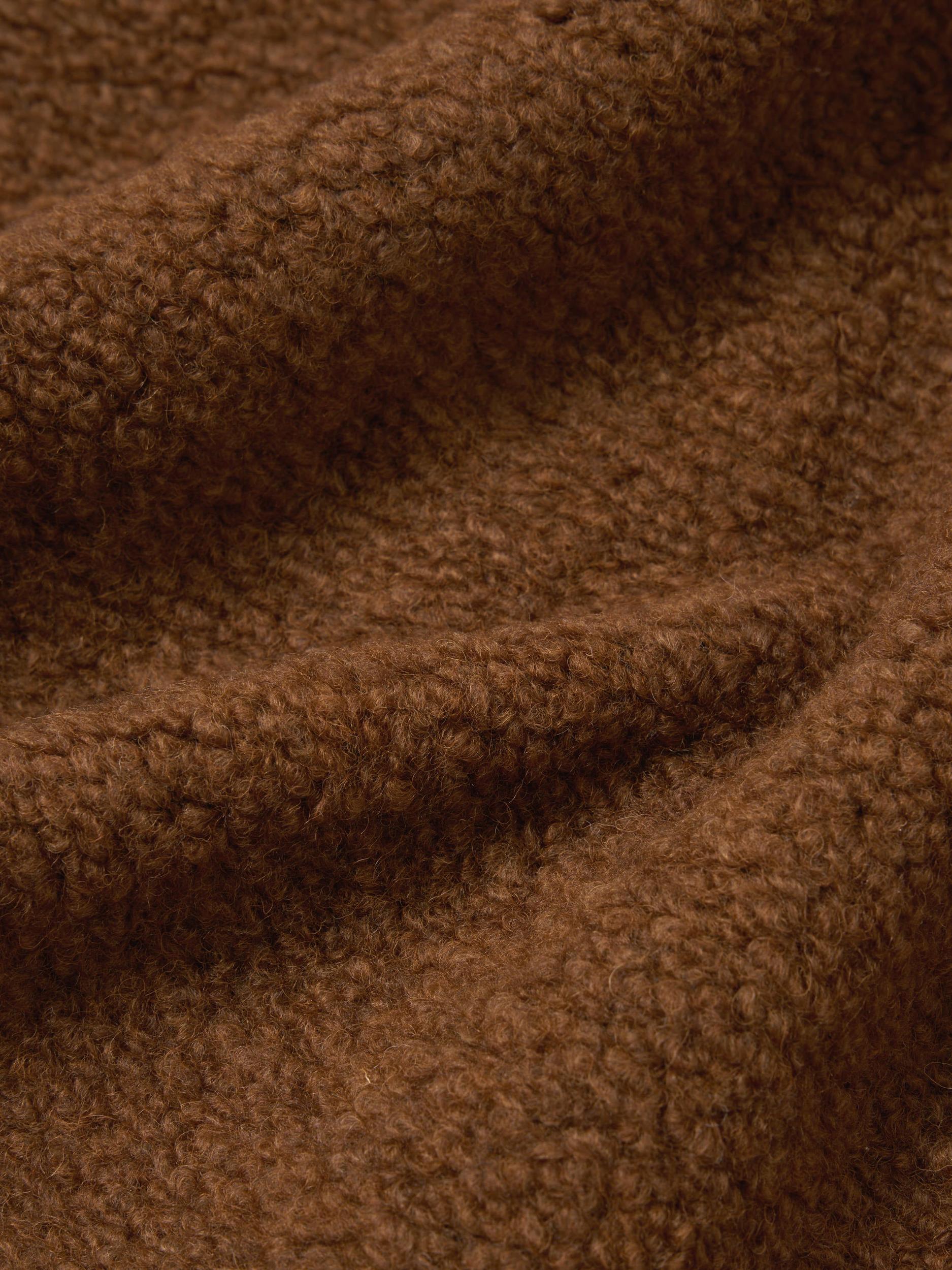 Brown Alvar Fleece Lancaster Jacket Product Image