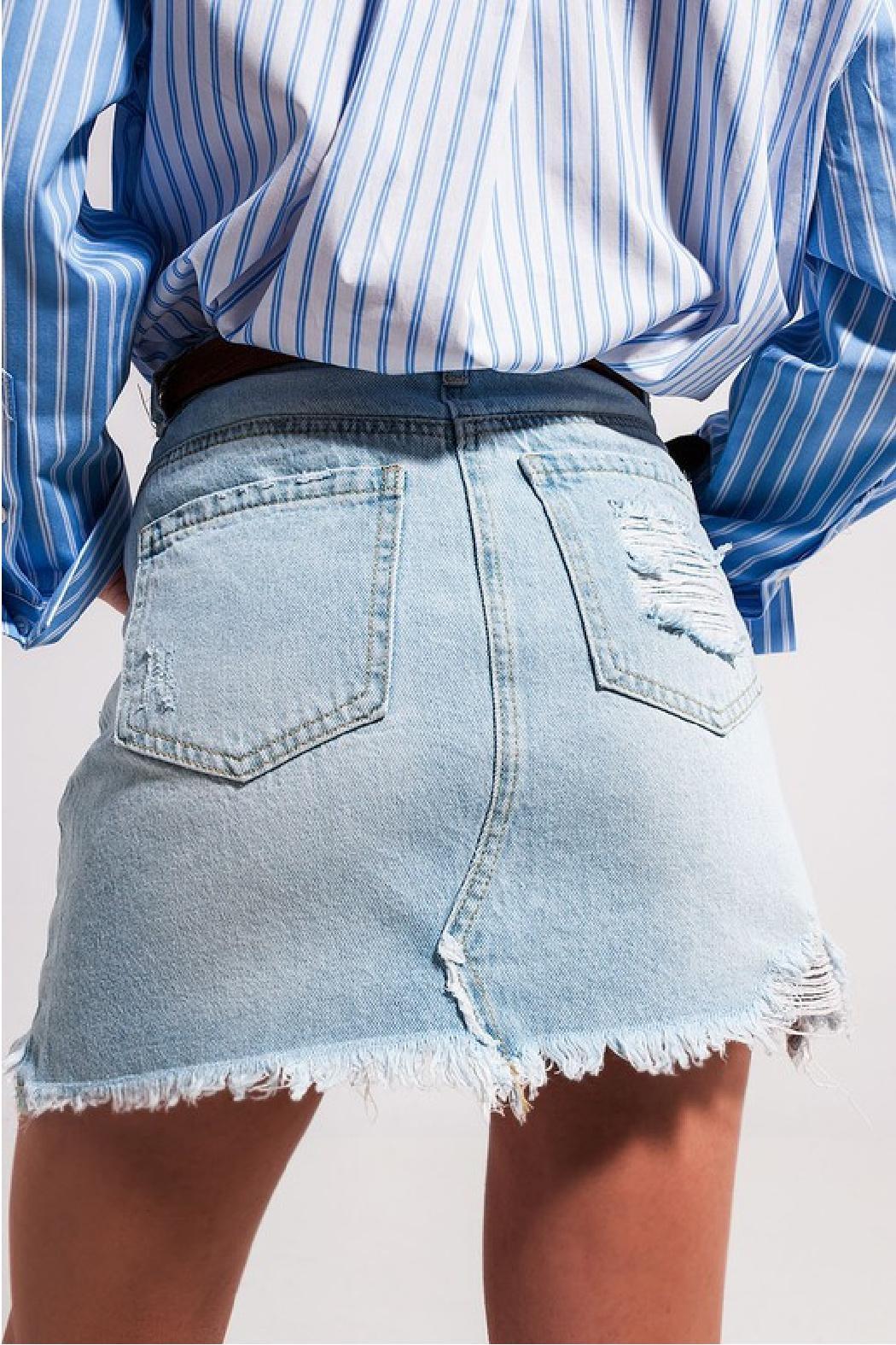 Raw Hem Denim Product Image