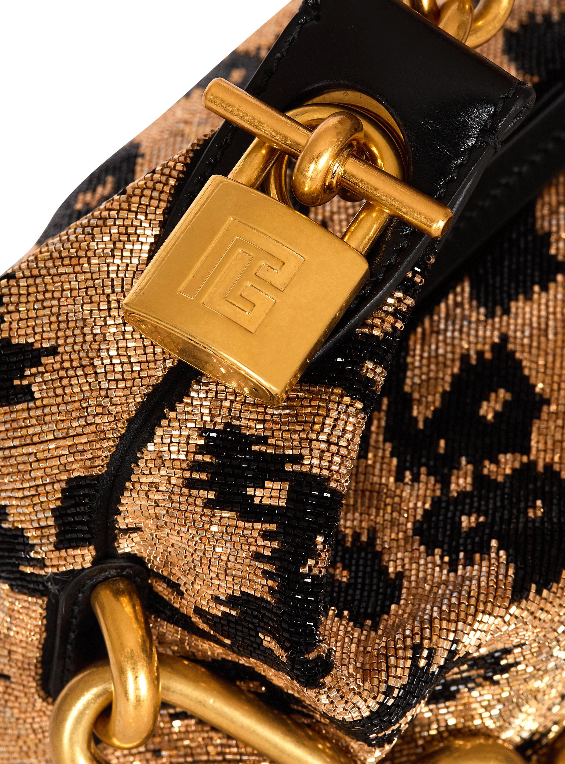 Sync Mini leopard pattern embroidered bag Product Image