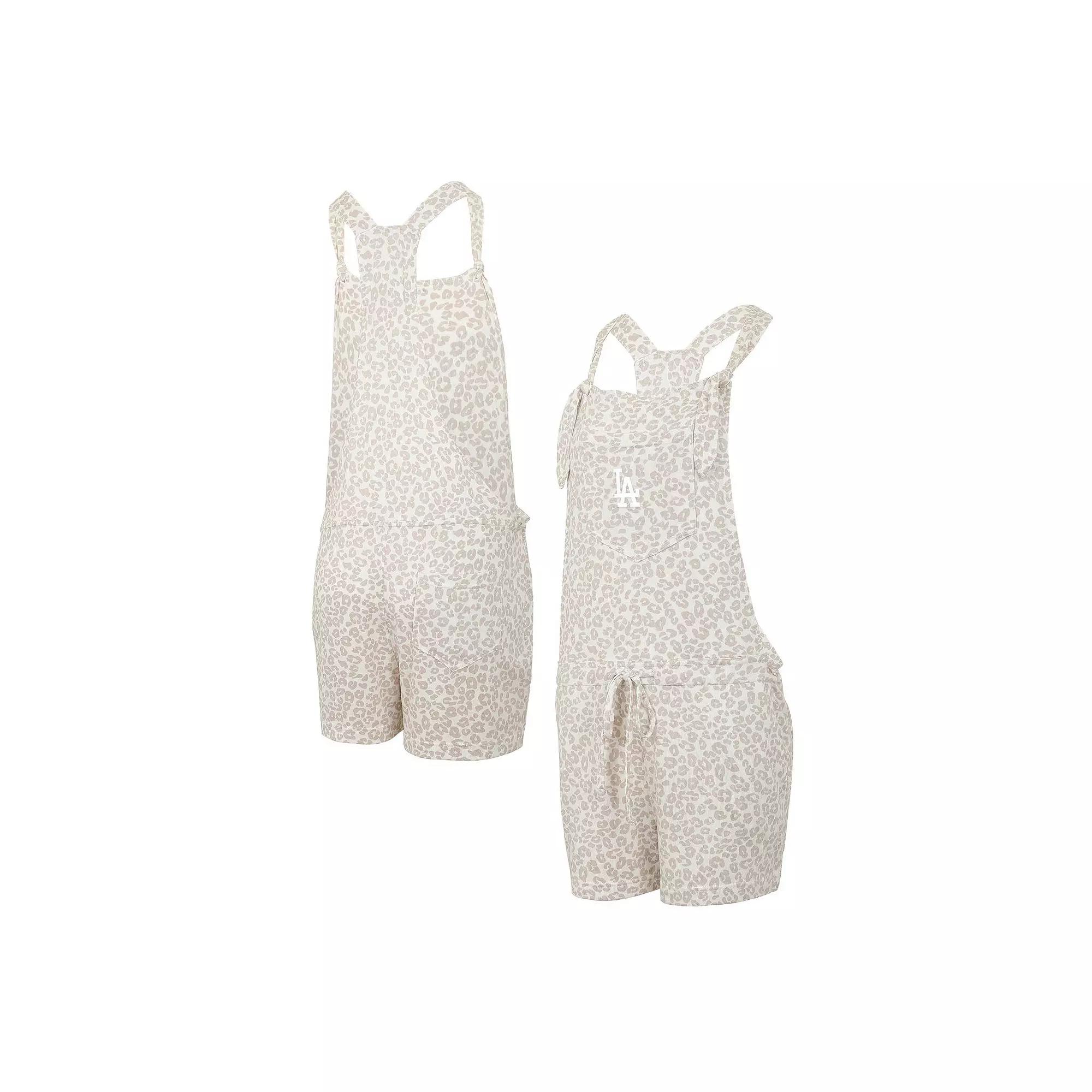 Women's Concepts Sport Cream Houston Astros Montana Hacci Knit Romper Overalls,  Product Image