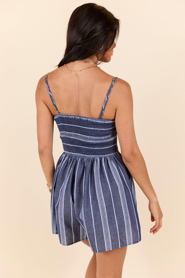 How I Feel Striped Romper SALE Product Image