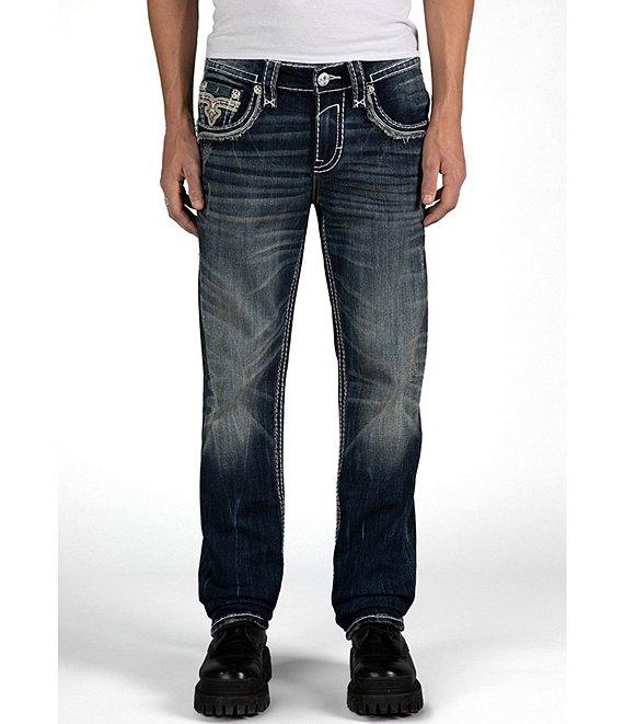Rock Revival Tristan Straight Leg 5-Pocket Jeans Product Image