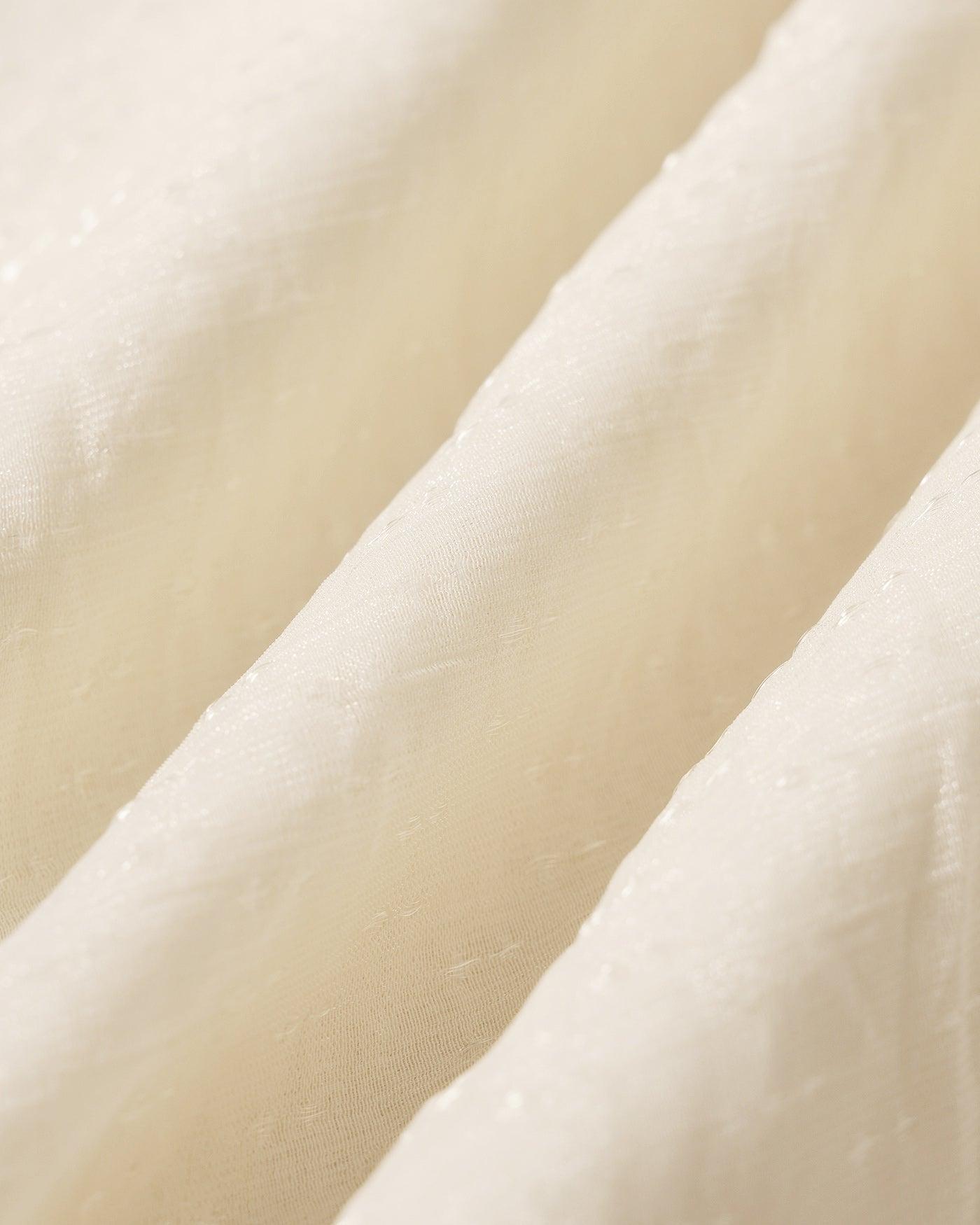 Apricot Floral Textured Skirt Product Image