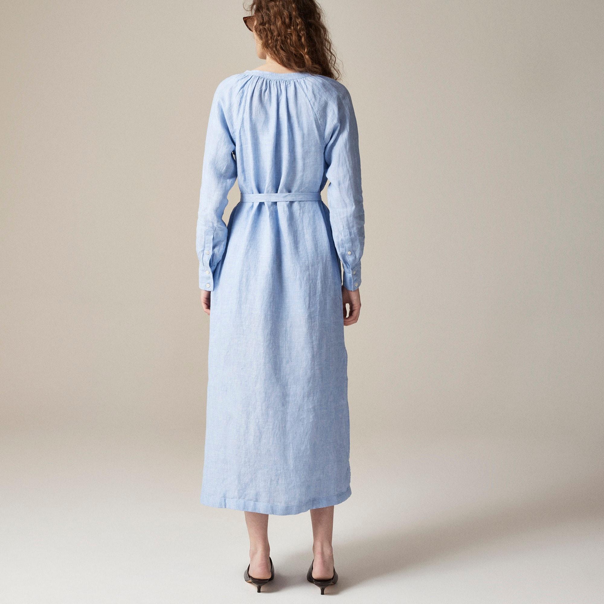 Cabana dress in linen Product Image