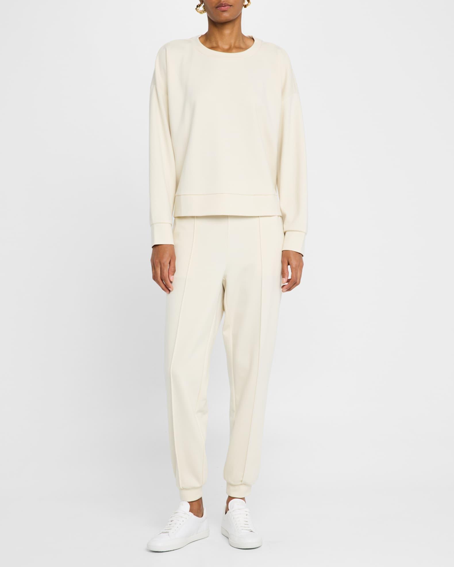 Crewneck Lightweight Ponte Sweatshirt Product Image