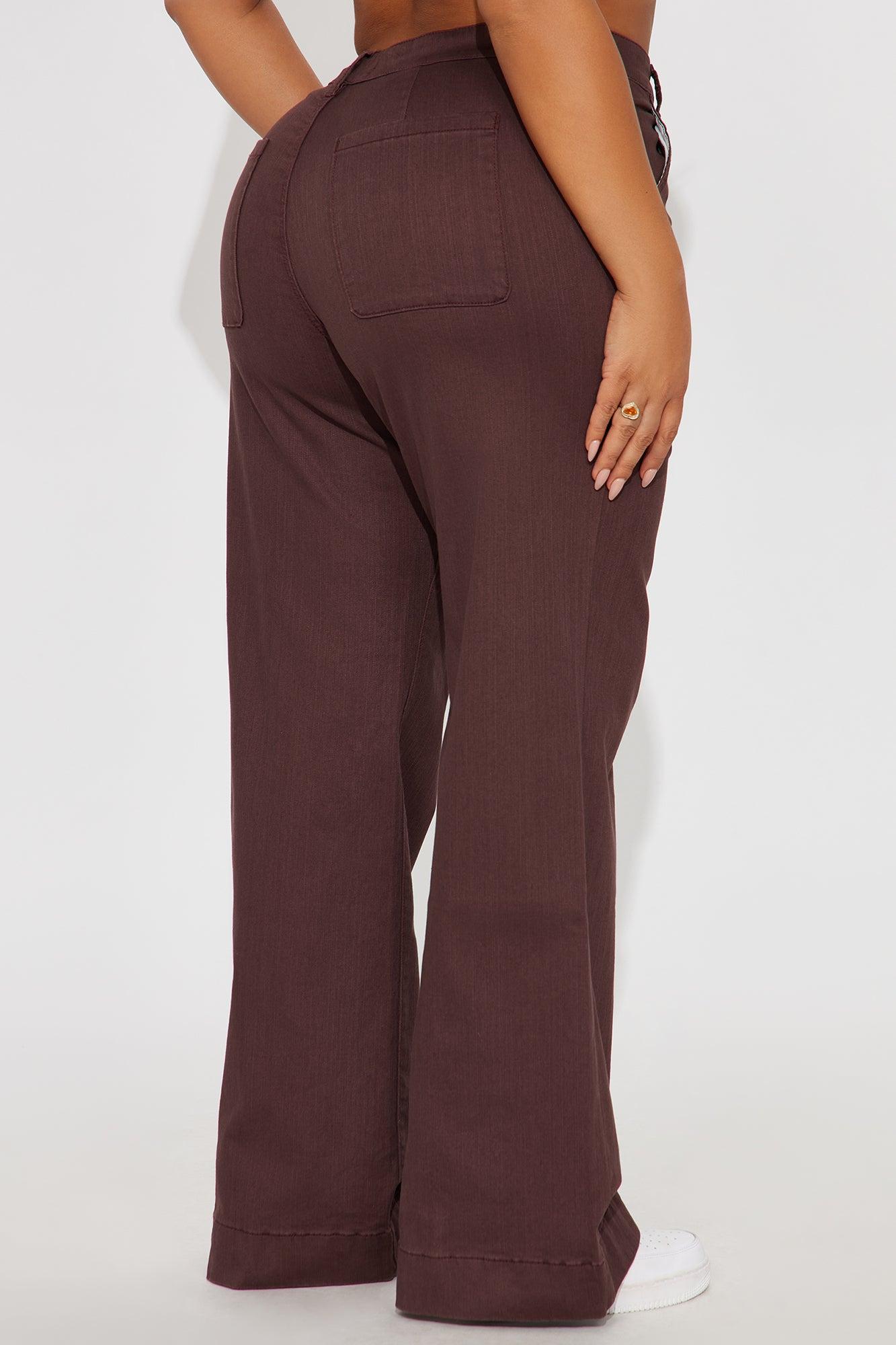 Margot Classic Color Trouser Jean - Brown Female Product Image