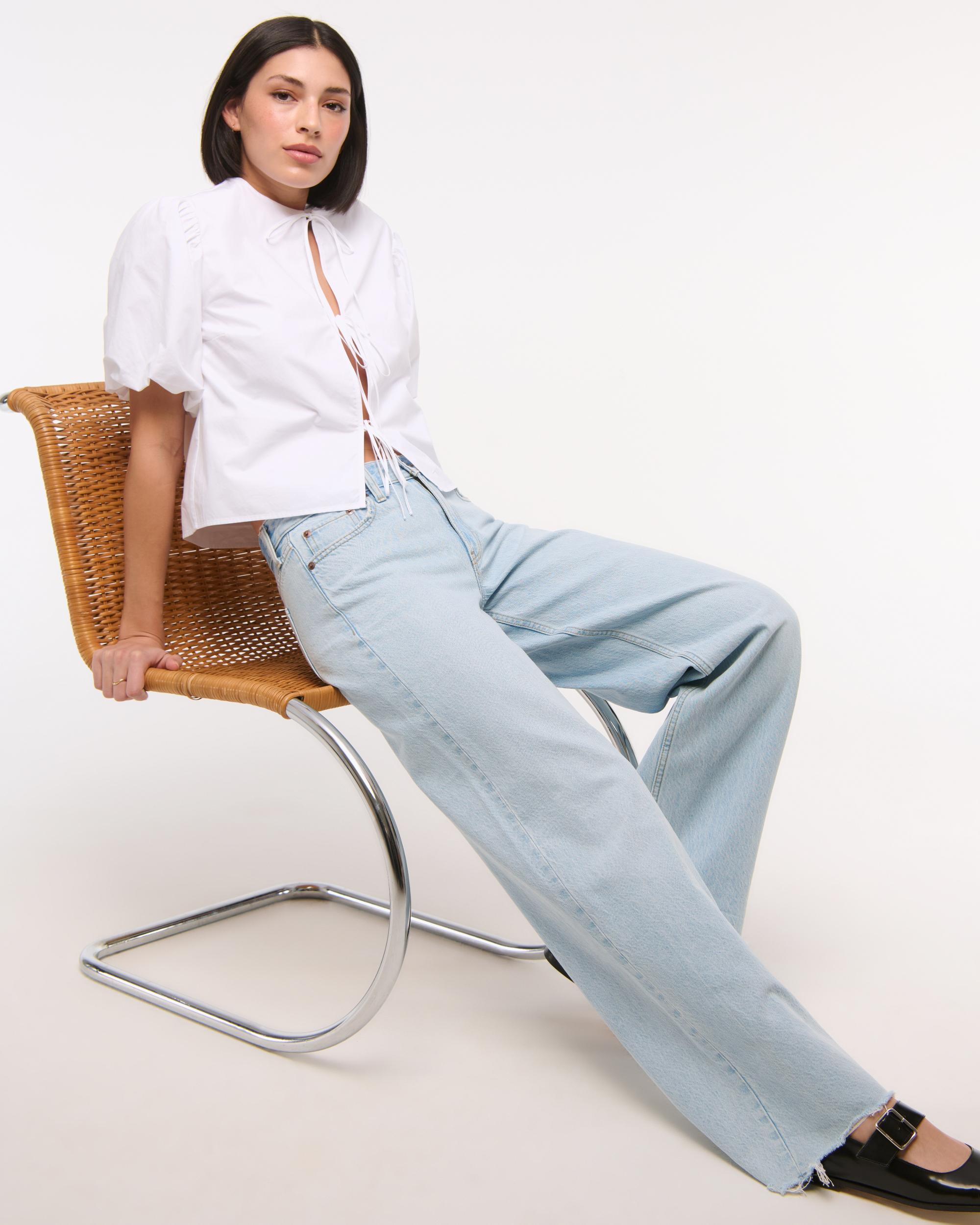 Low Rise Ultra Loose Jean Product Image