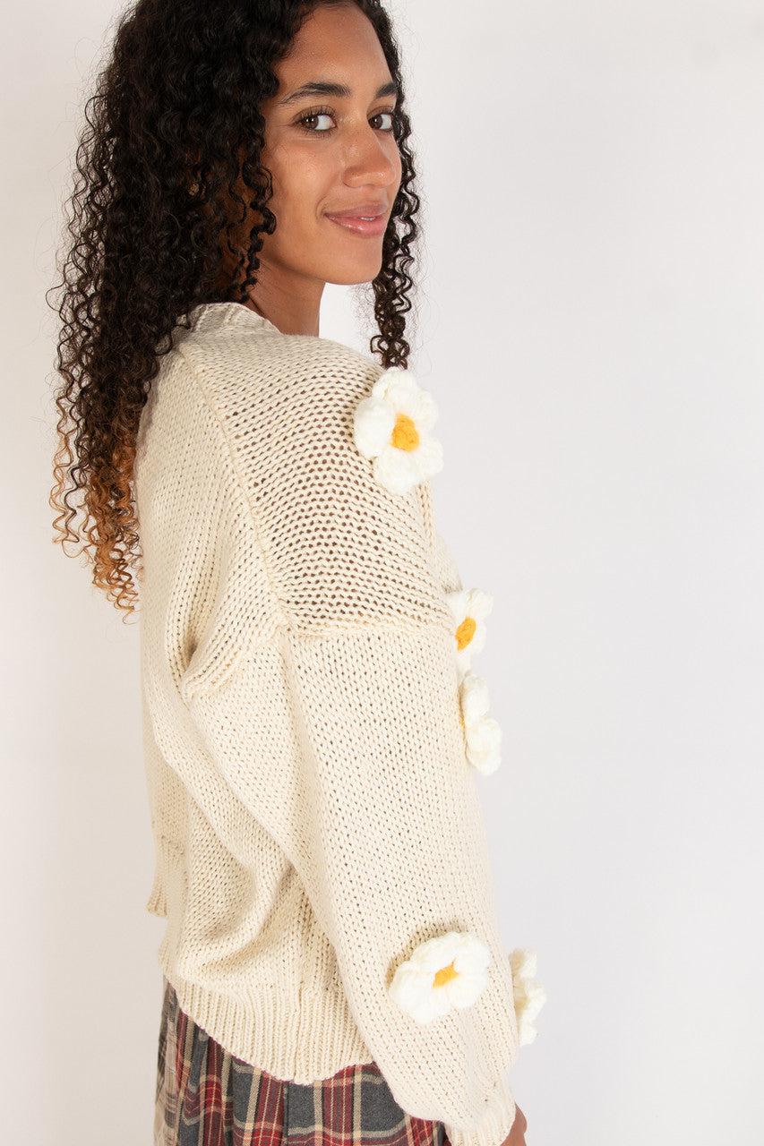 3D Applique Cardigan Product Image