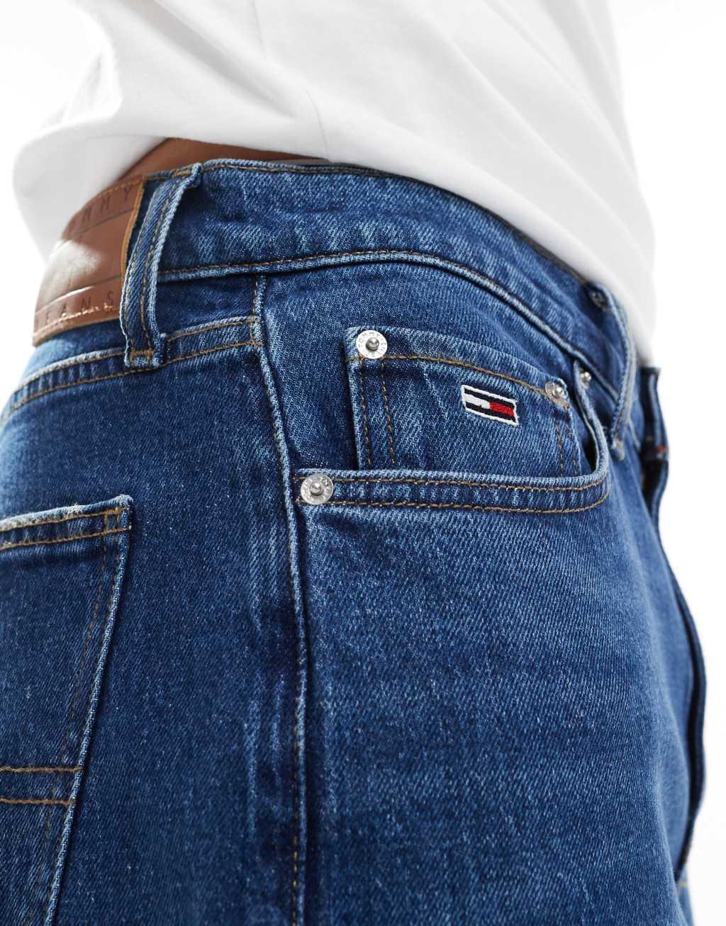 Tommy Jeans Isaac tapered jeans in dark wash Product Image