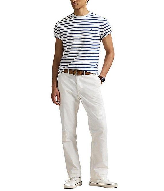 Polo Ralph Lauren Classic Fit Striped Jersey Short Sleeve T-Shirt Product Image