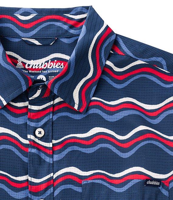 Chubbies The Sea To Shining Sea Short Sleeve Printed Woven Shirt Product Image