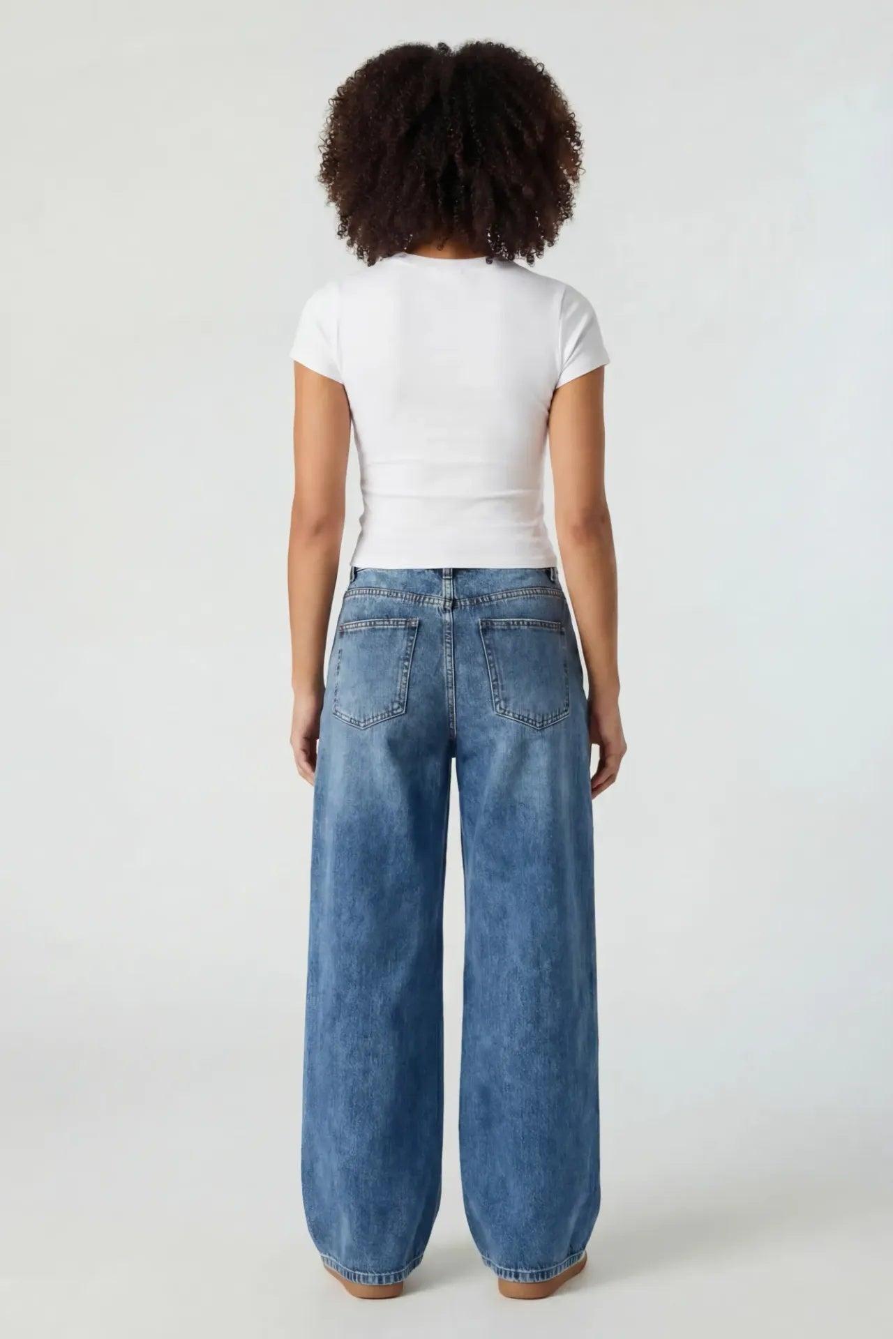 High Rise Ultra Baggy Jean Female Product Image