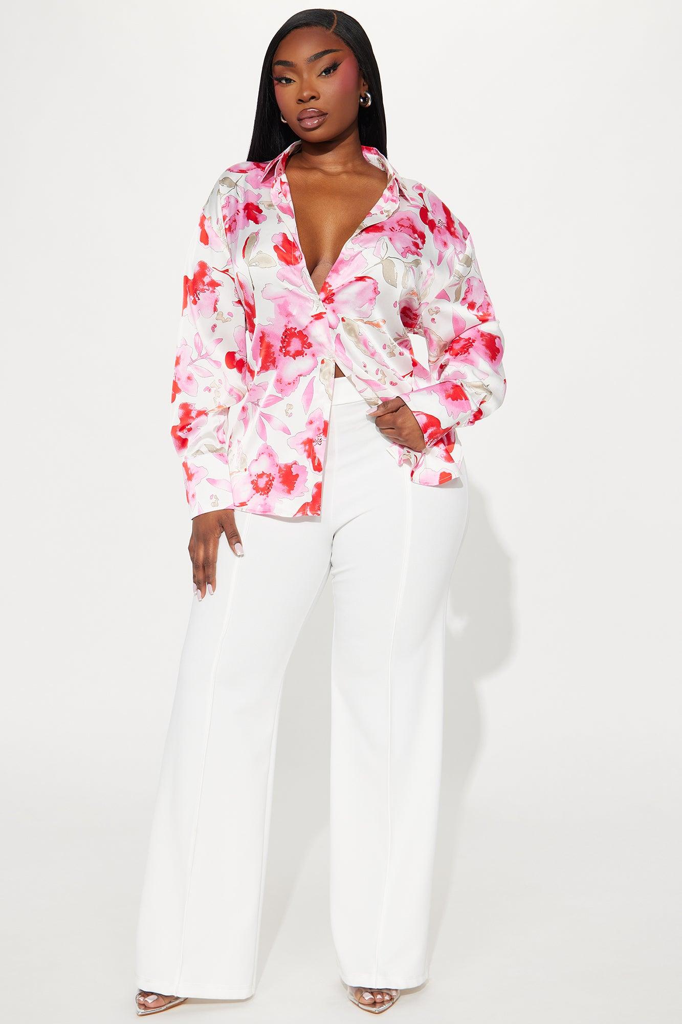 Primrose Floral Shirt - Ivory/combo Product Image