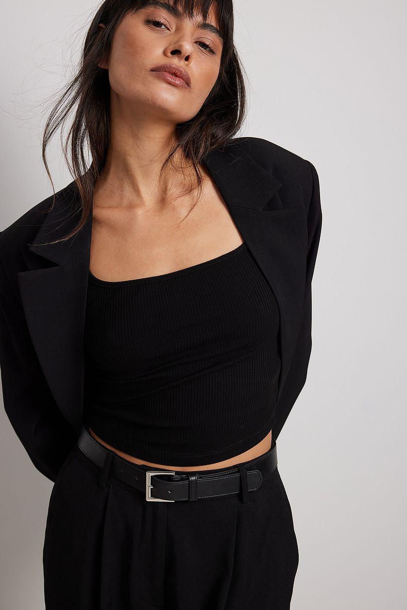 Squared Neck Singlet Product Image