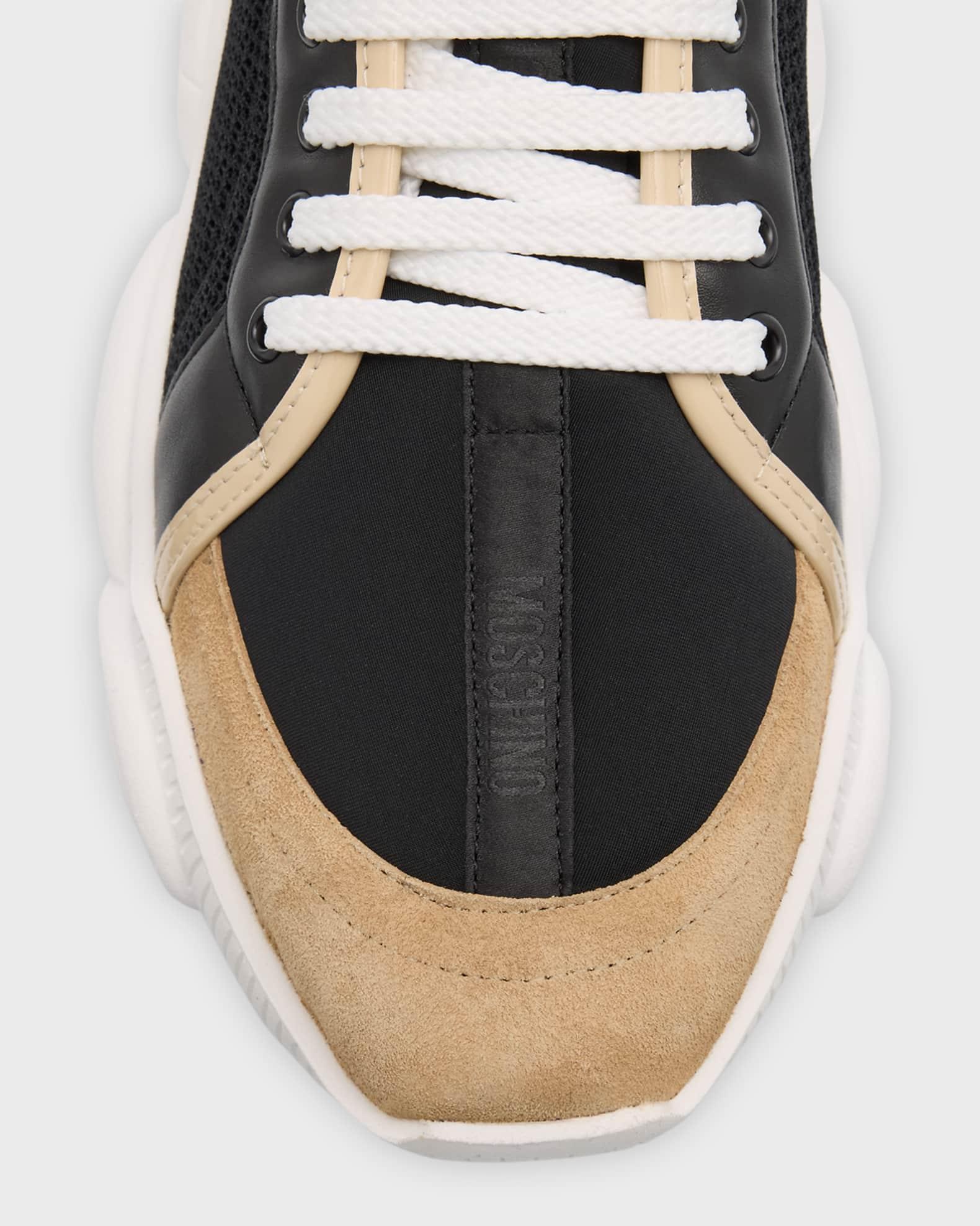 Men's Teddy-Sole Mixed-Media Fashion Sneakers Product Image