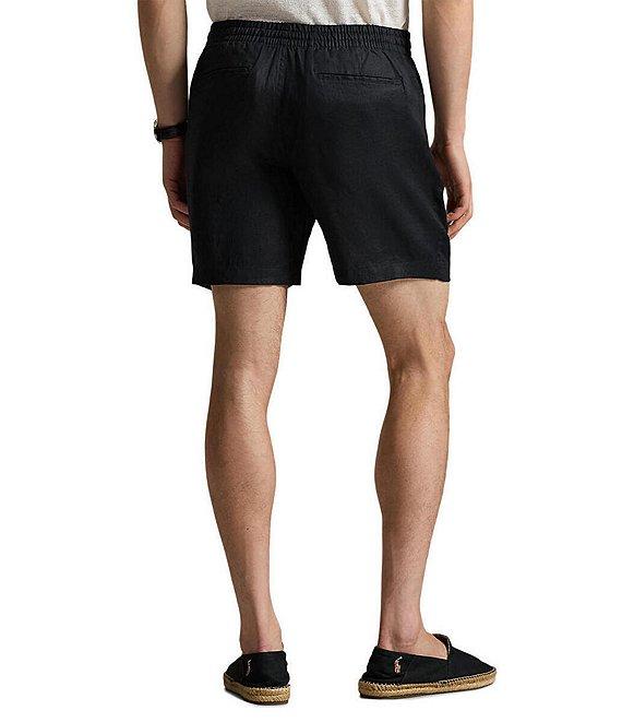 Polo Ralph Lauren Linen Polo Prepster 6#double; Inseam Shorts Product Image