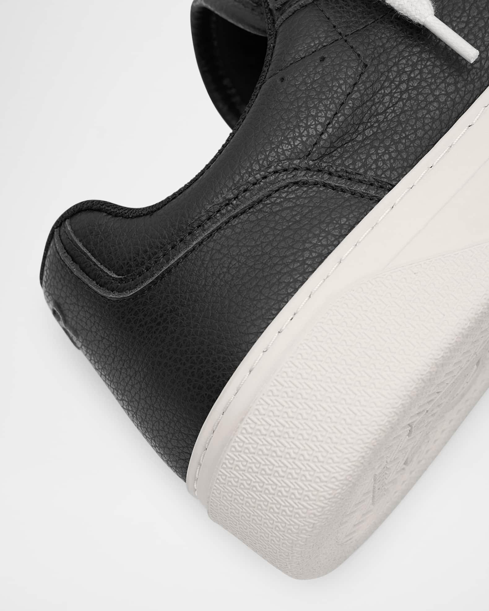 Men's Initial Leather Low-Top Sneakers Product Image