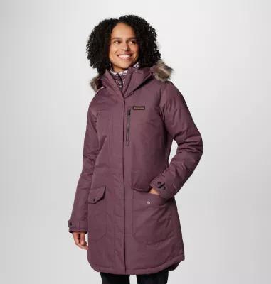 Women's Columbia Suttle Mountain Faux Fur Long Insulated Jacket,  Product Image