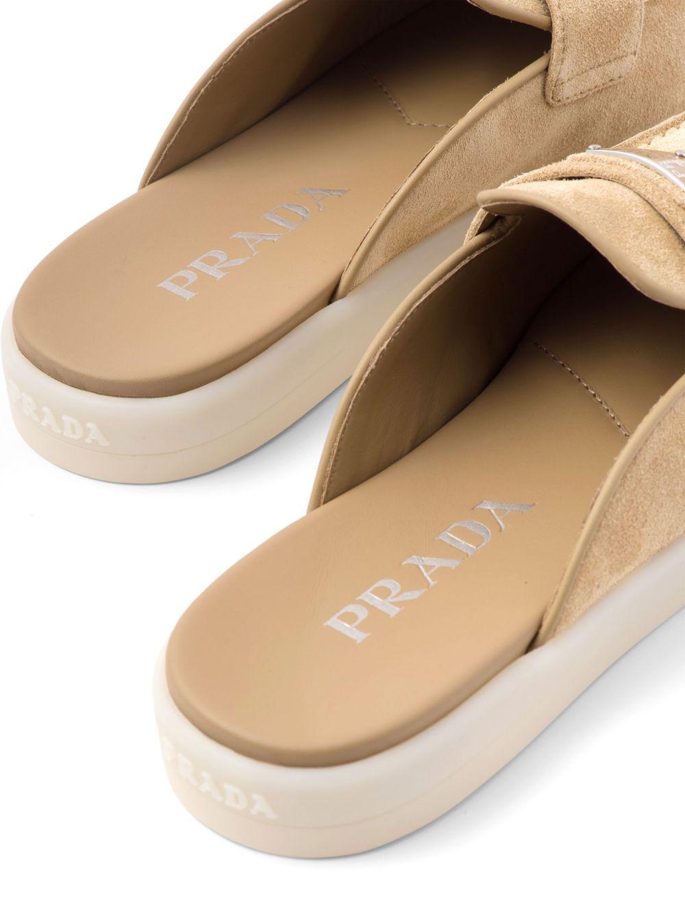 suede leather mules Product Image