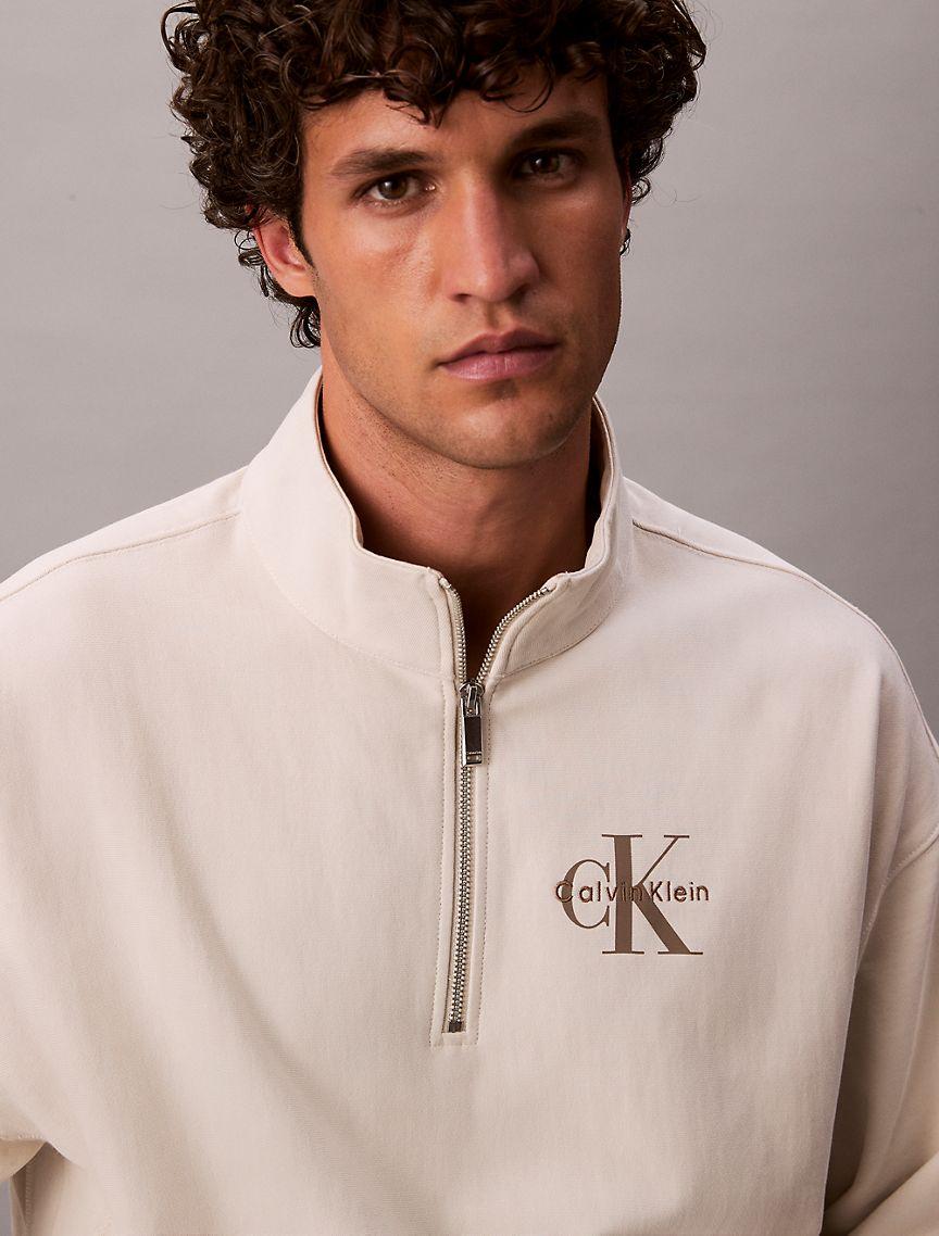 Premium Terry Relaxed Quarter Zip Sweatshirt Product Image