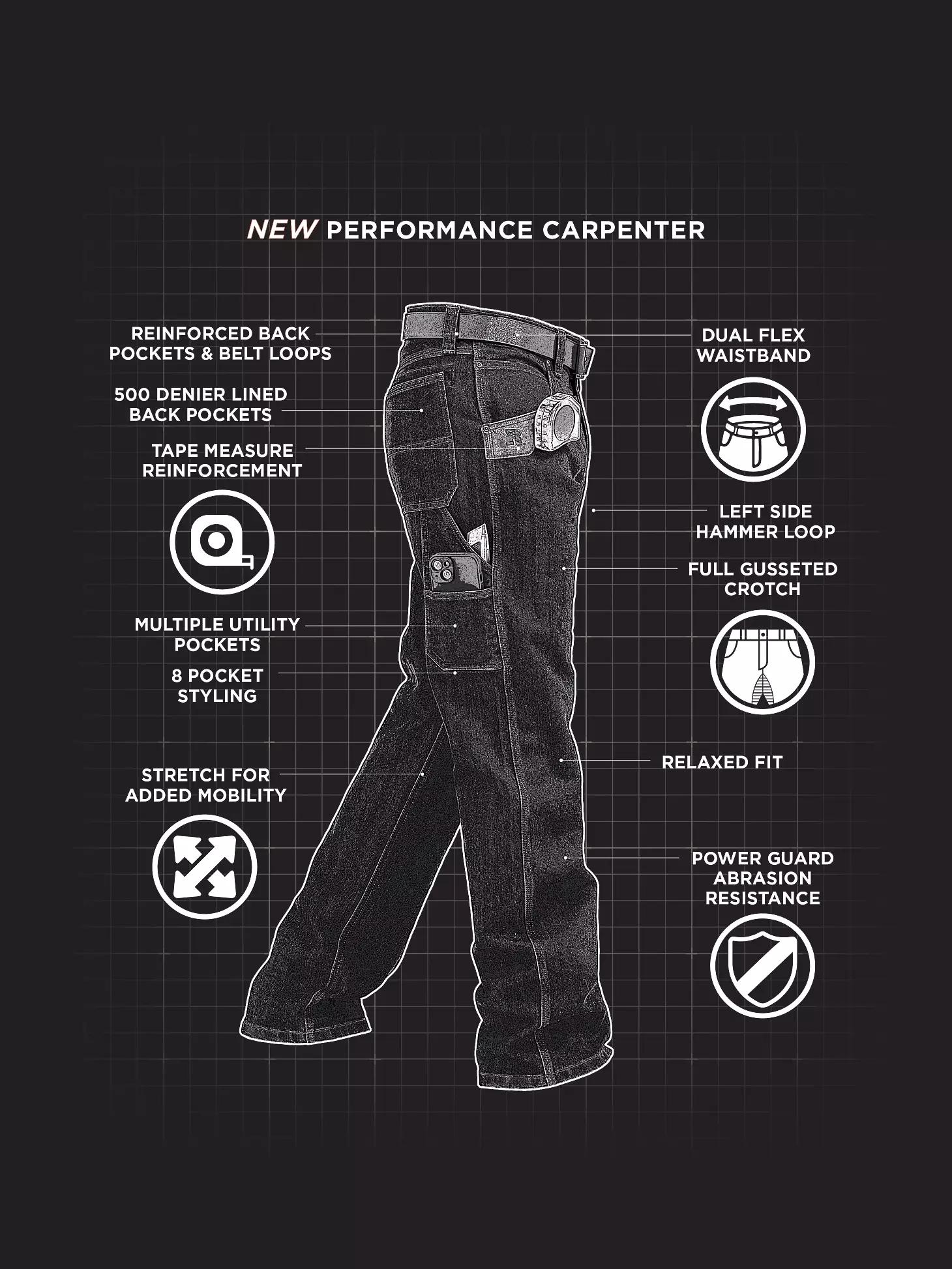 Wrangler® RIGGS Workwear® Performance Carpenter Pant | Men's PANTS | Wrangler® Product Image