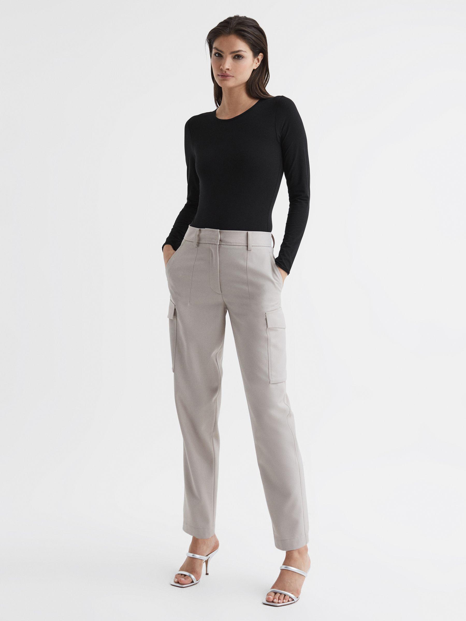 Long Sleeve Bodysuit in Black Product Image