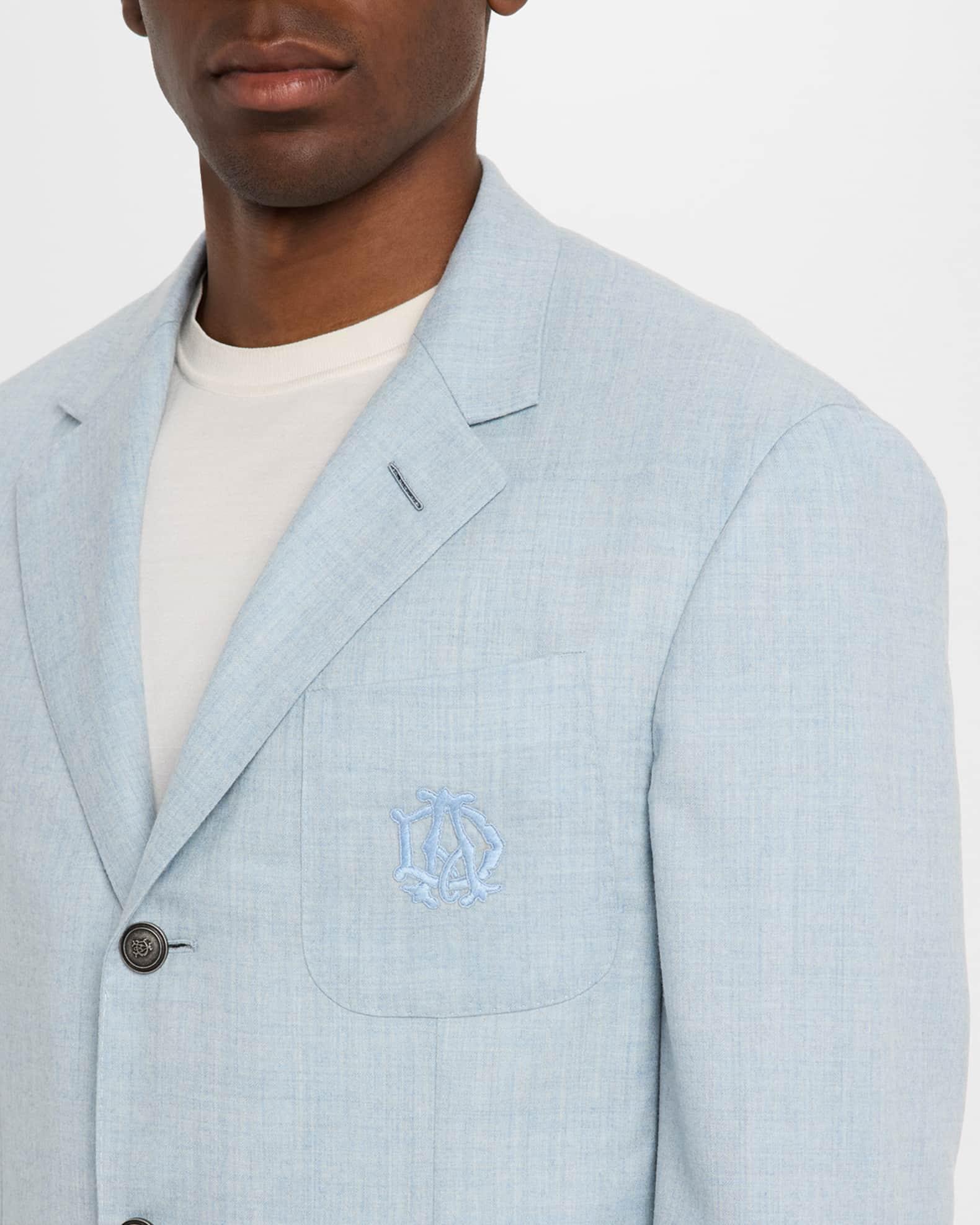 Men's Wool Flannel Single-Breasted Sport Coat Product Image