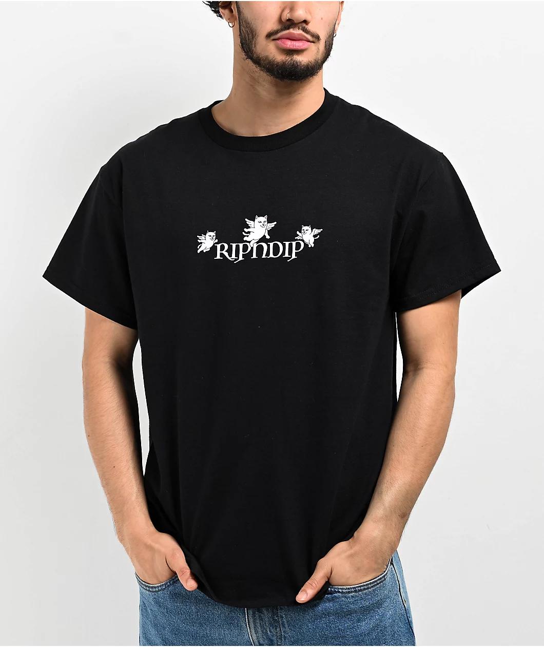 RIPNDIP Rise 'N Grind Black T-Shirt Product Image