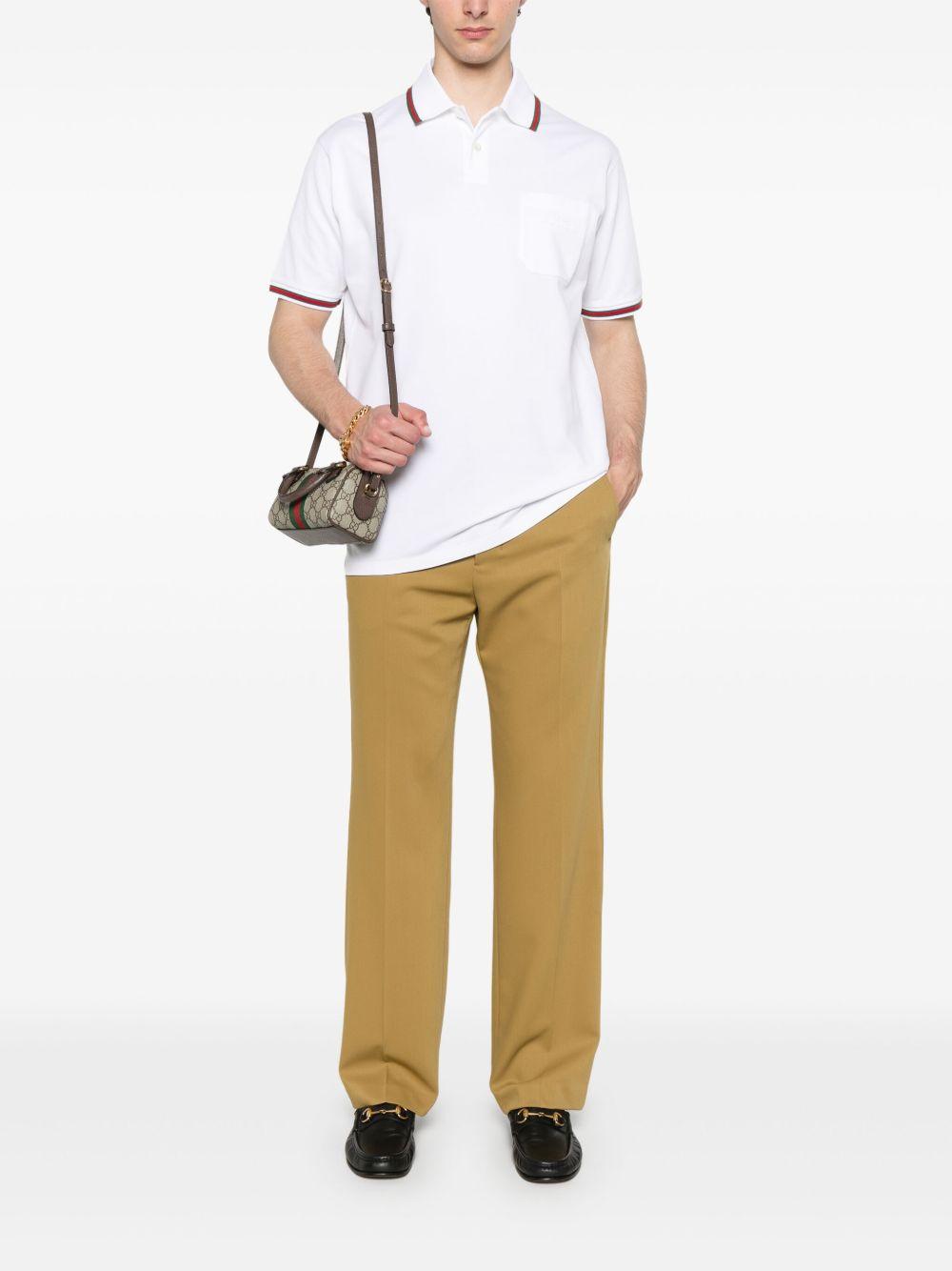 logo-appliqué polo shirt Product Image