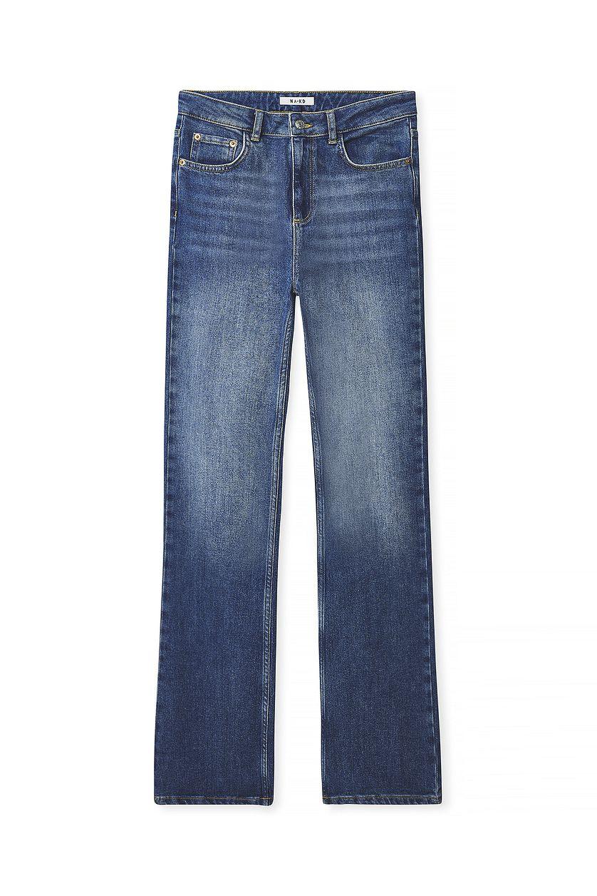 High Waist Flared Denim Product Image