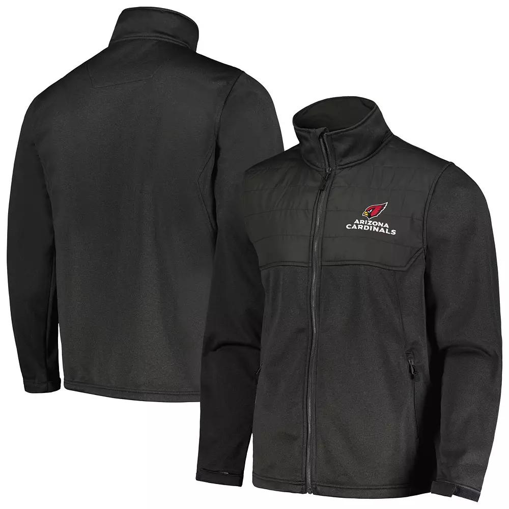 Men's Dunbrooke Heather Black Arizona Cardinals Explorer Tech Full-Zip Jacket,  Product Image