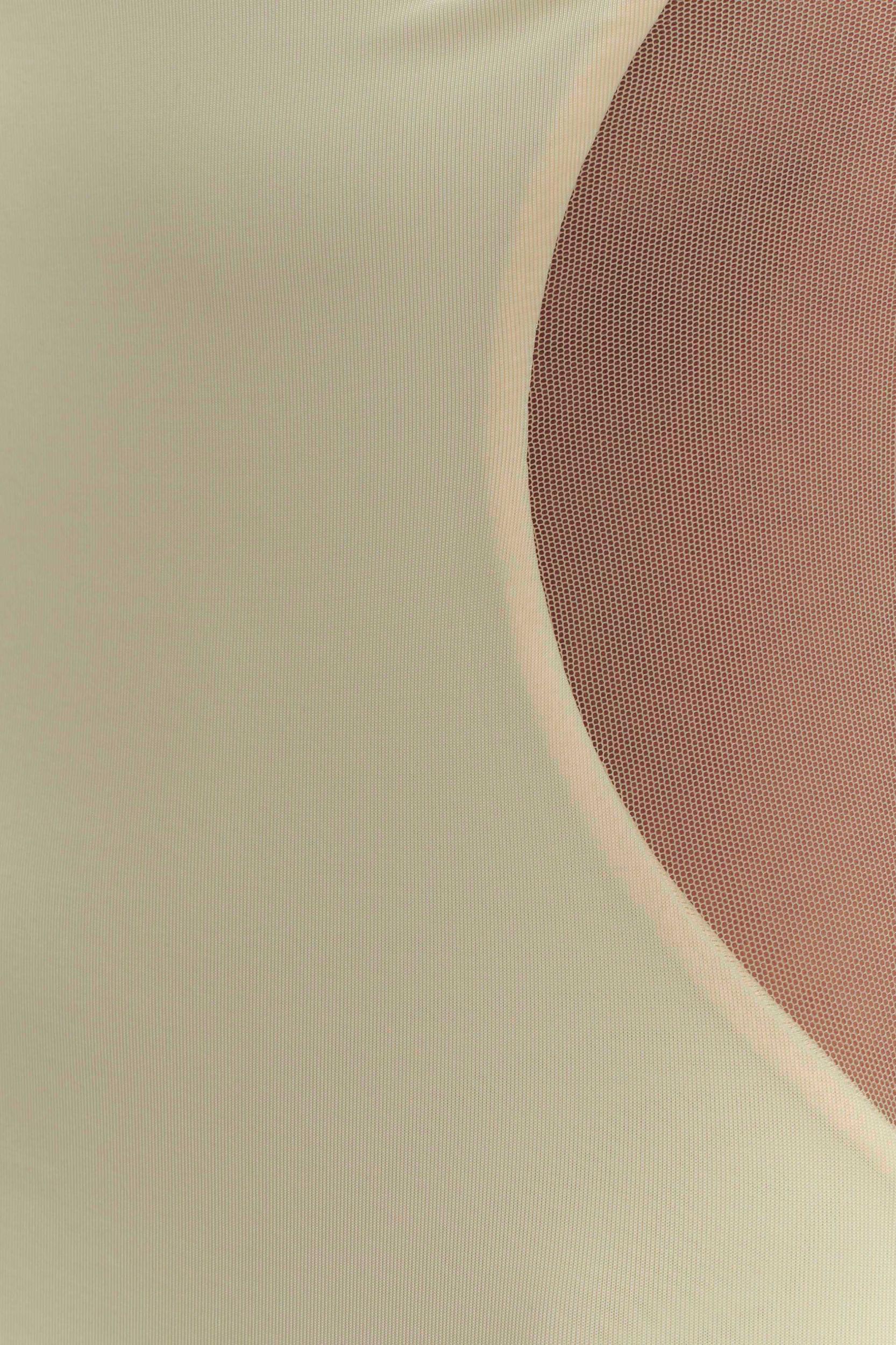 Massie Slinky And Mesh Maxi Dress - Lemon Product Image