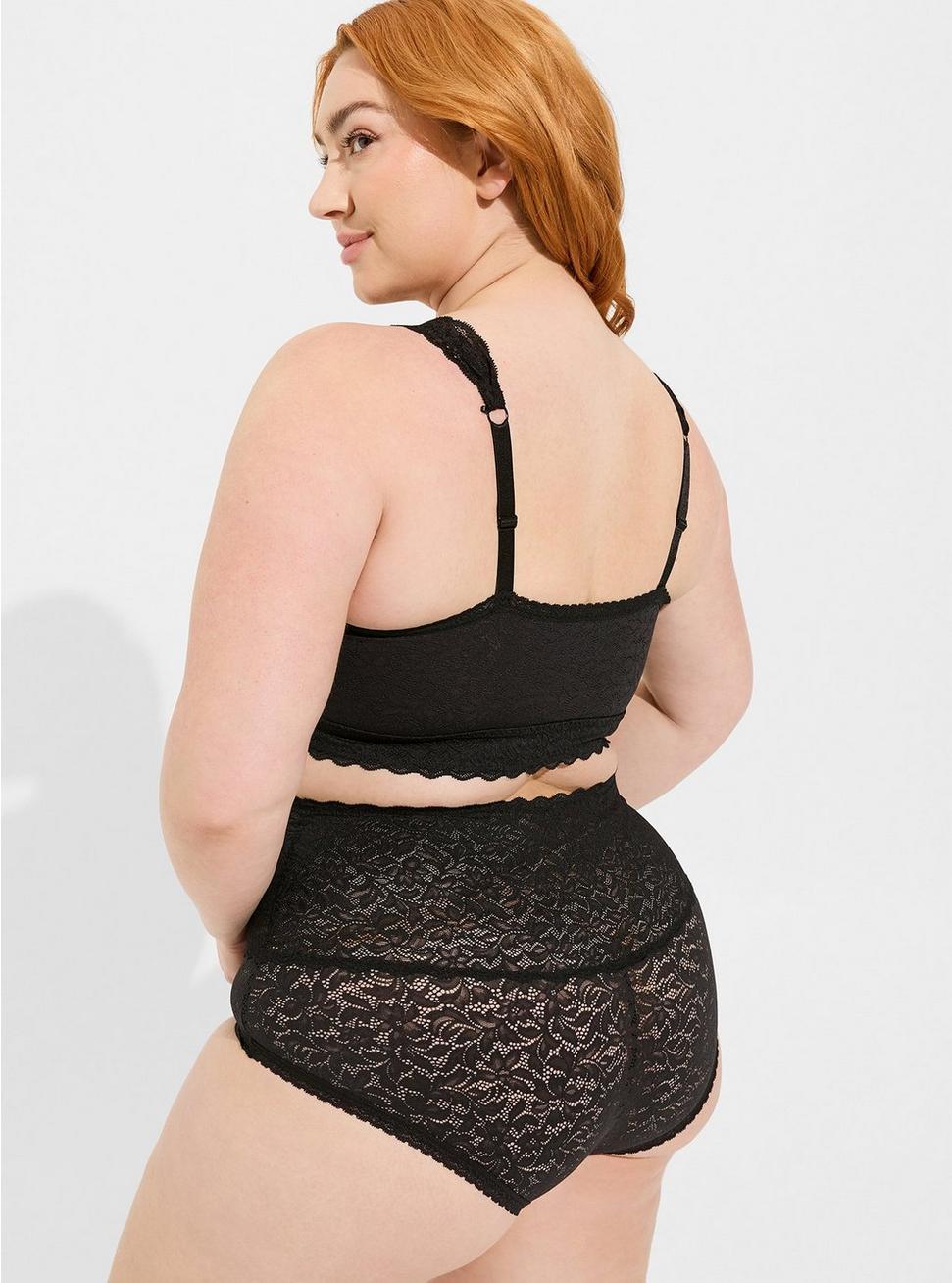 4-Way Stretch High-Rise Lace Panty Product Image