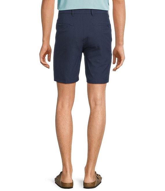 Caribbean Isle Breeze Flat Front Performance Stretch 8#double; Inseam Shorts Product Image