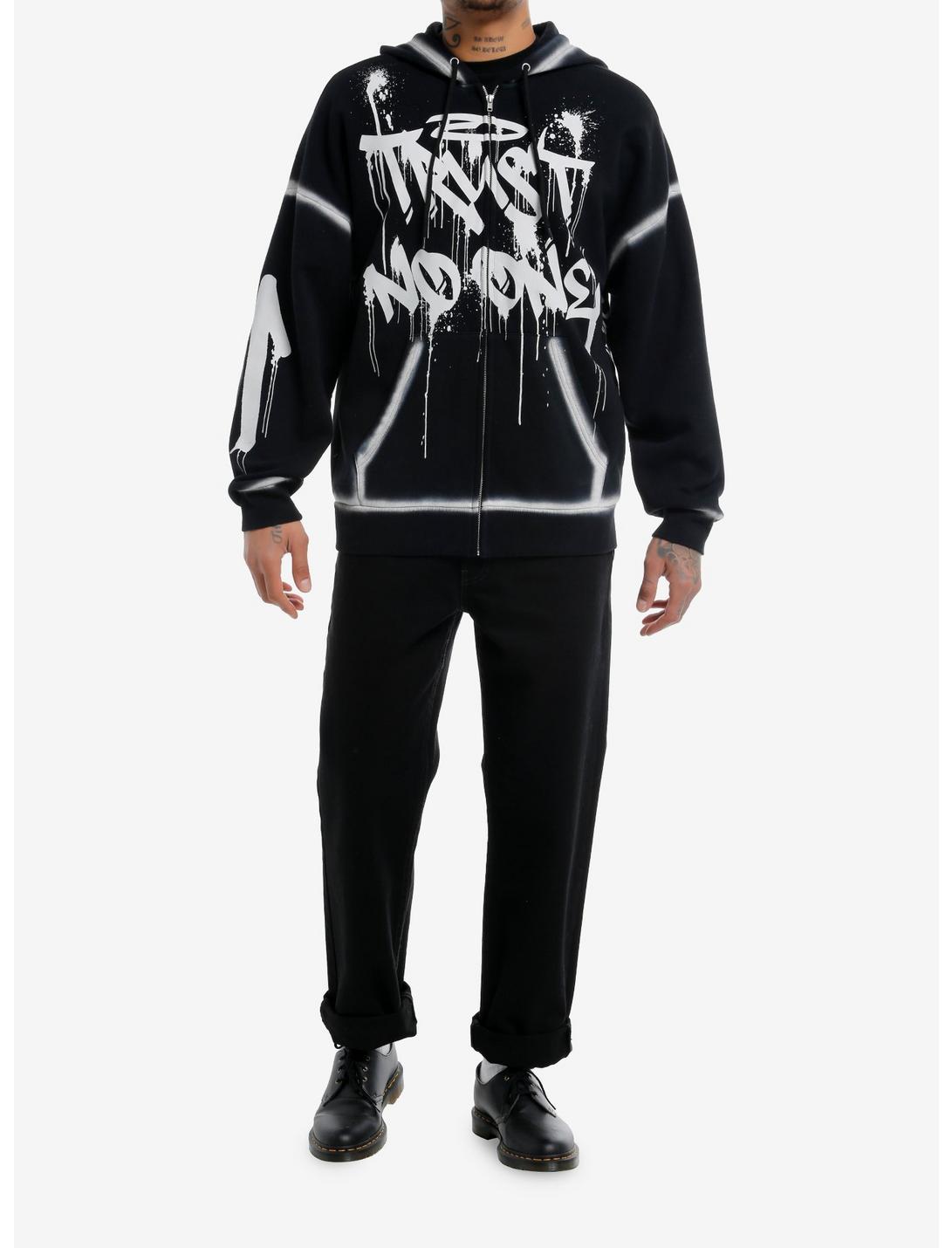 Trust No One Graffiti Hoodie Product Image