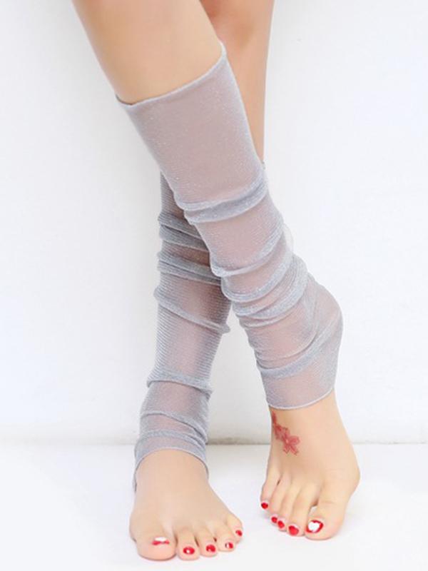 Sun Protection Mesh Solid Color Sleevelet Product Image