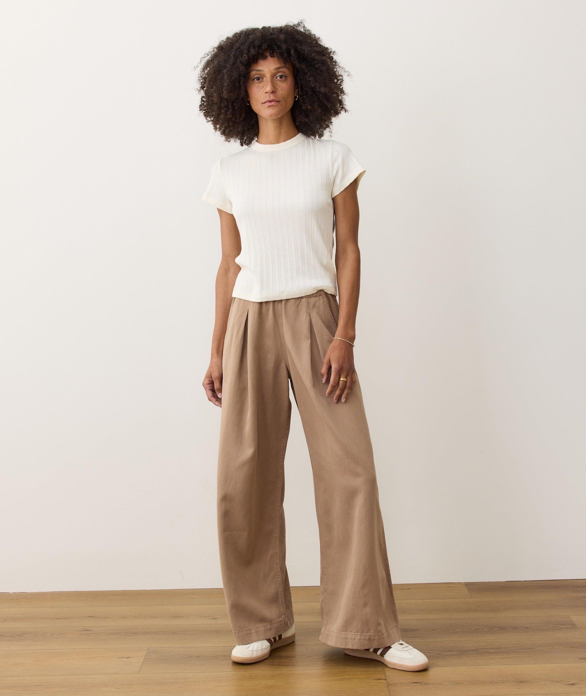 Allison Pleated Wide Leg Trouser Product Image