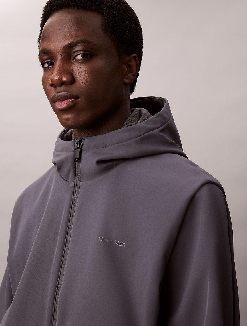 Hooded Softshell Zip Jacket Product Image