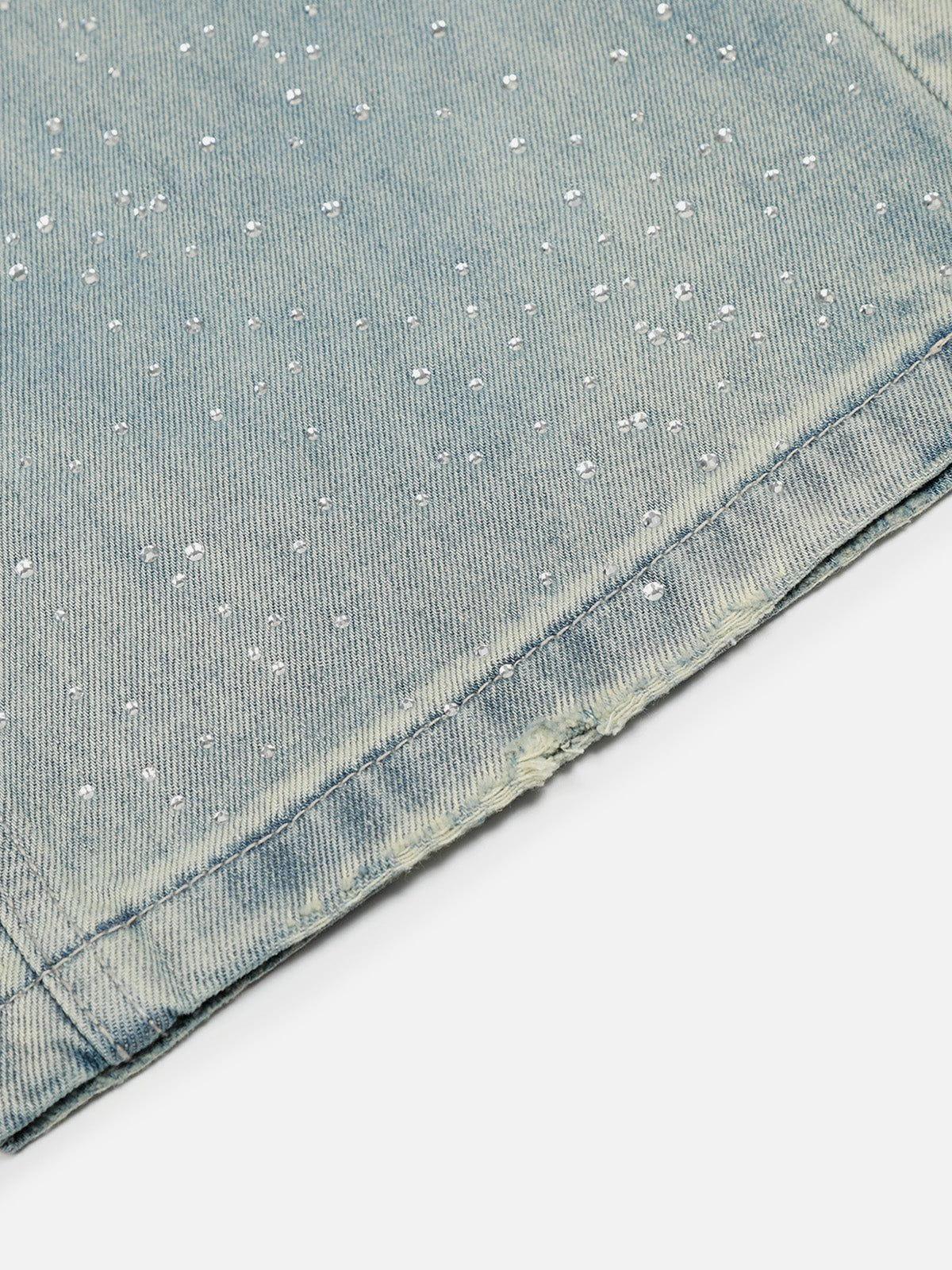 Aelfric Eden Rhinestone Barrel Jeans Product Image