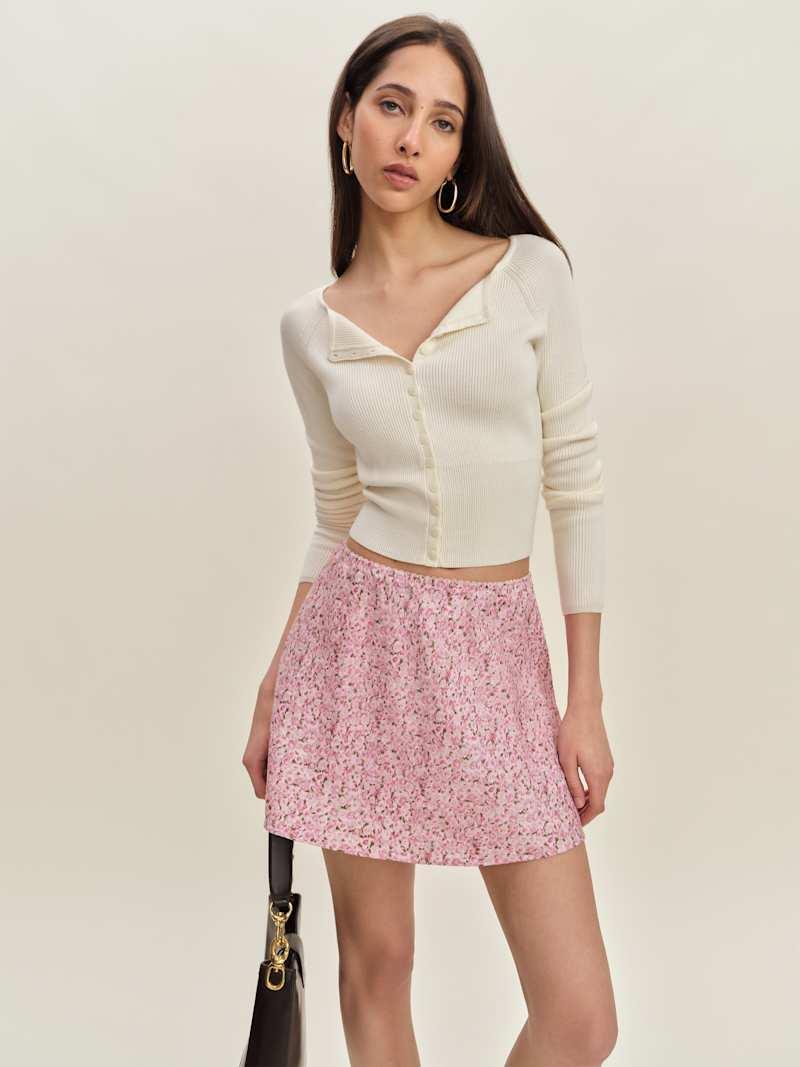 Brandy Linen Skirt Product Image