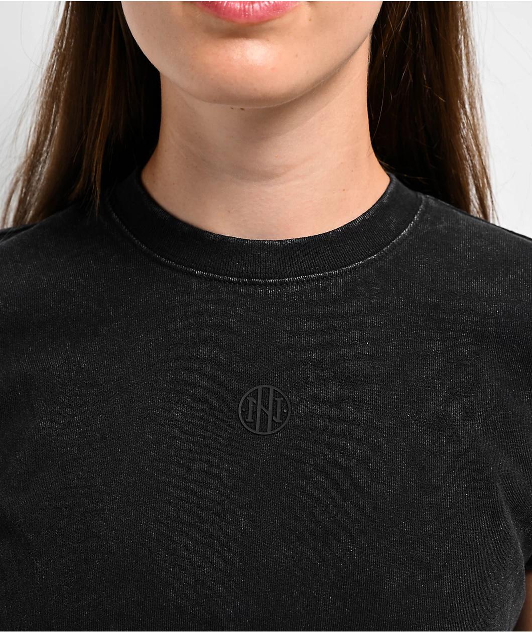 Ninth Hall Fundamentals Futura Caviar Mineral Wash Relaxed T-Shirt Product Image