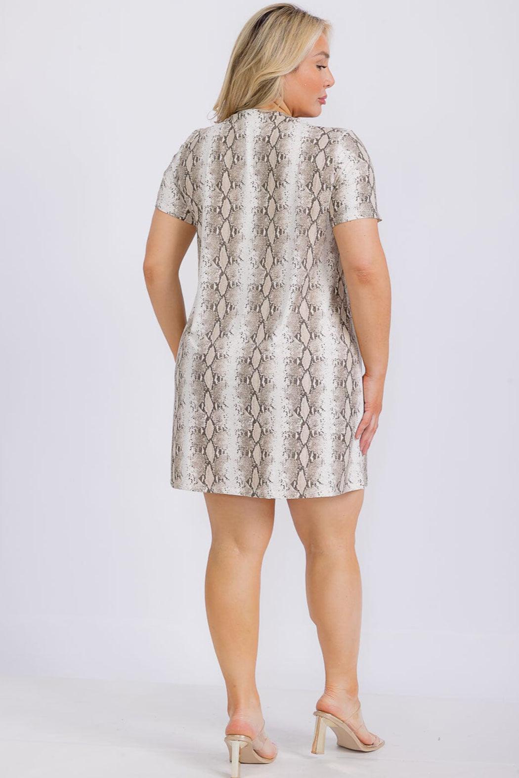 Python Shirt Dress Product Image