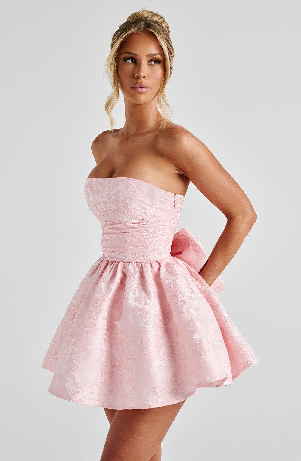 Salome Mini Dress - Blush Product Image