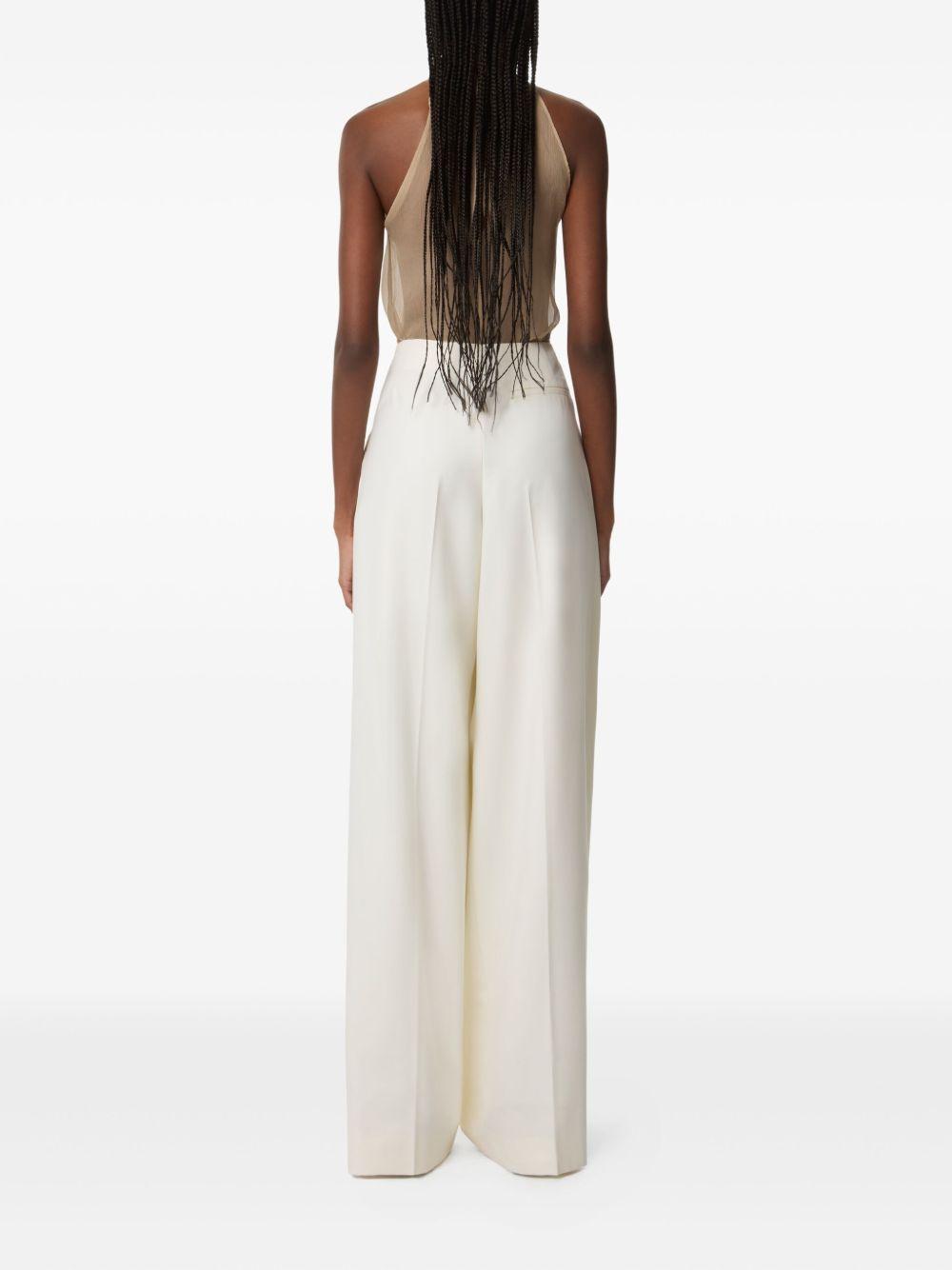 draped wool trousers Product Image