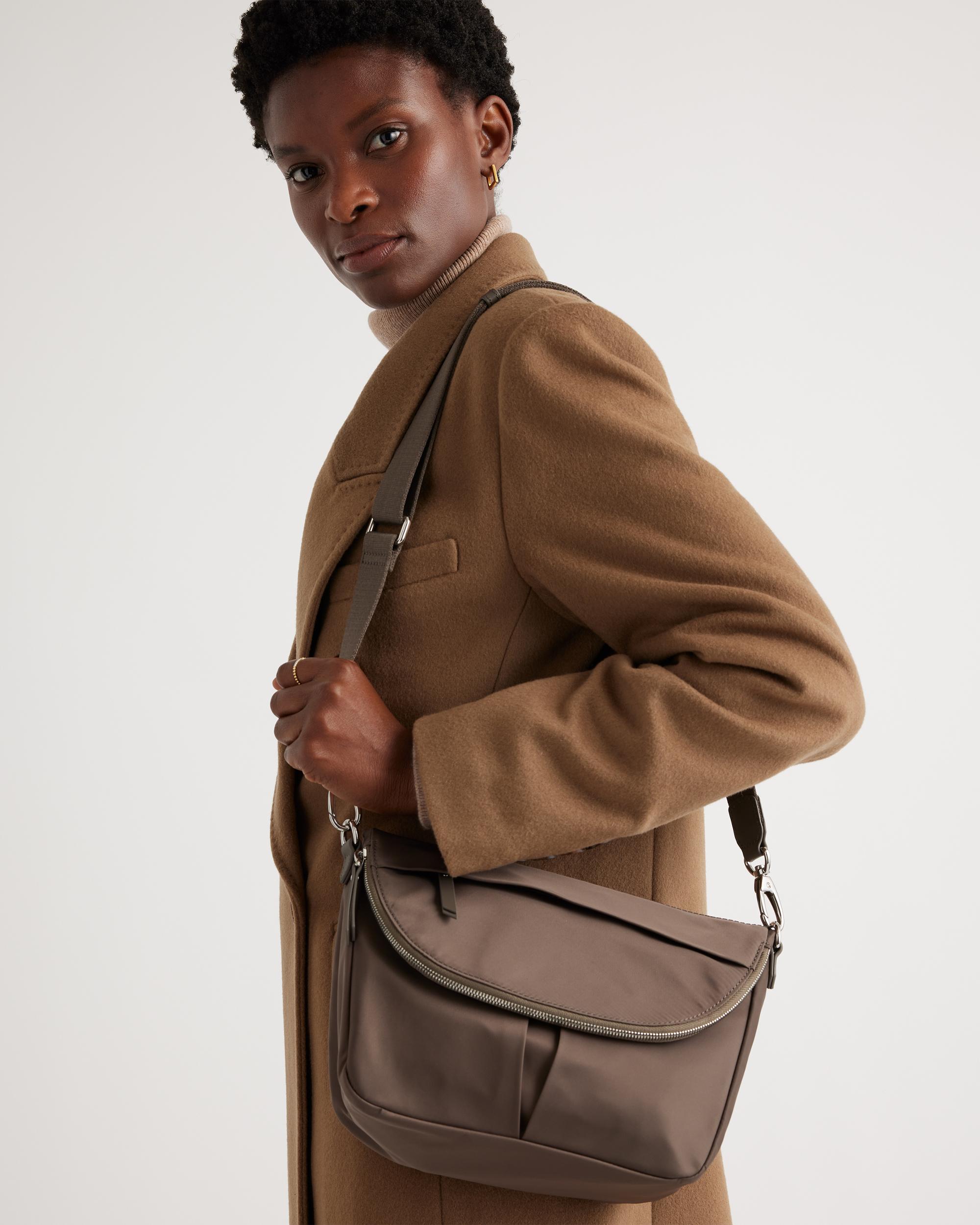 Quince | Women's Revive Nylon Foldover Crossbody Product Image