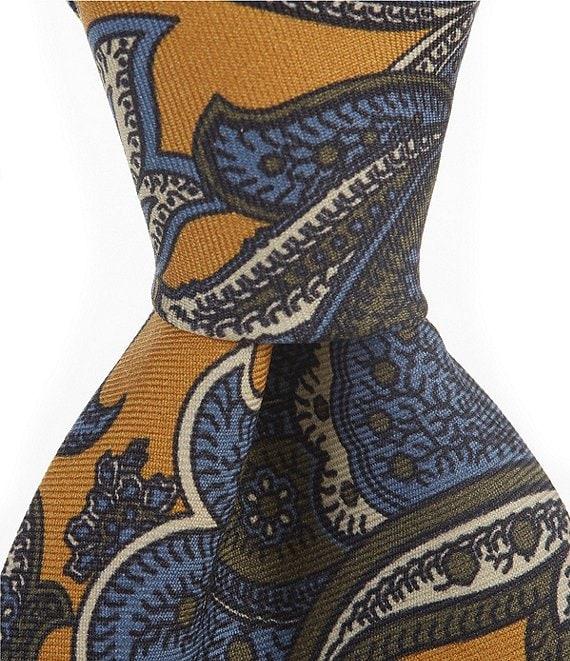 Cremieux Elegant Paisley 3.38#double; Woven Silk Tie Product Image