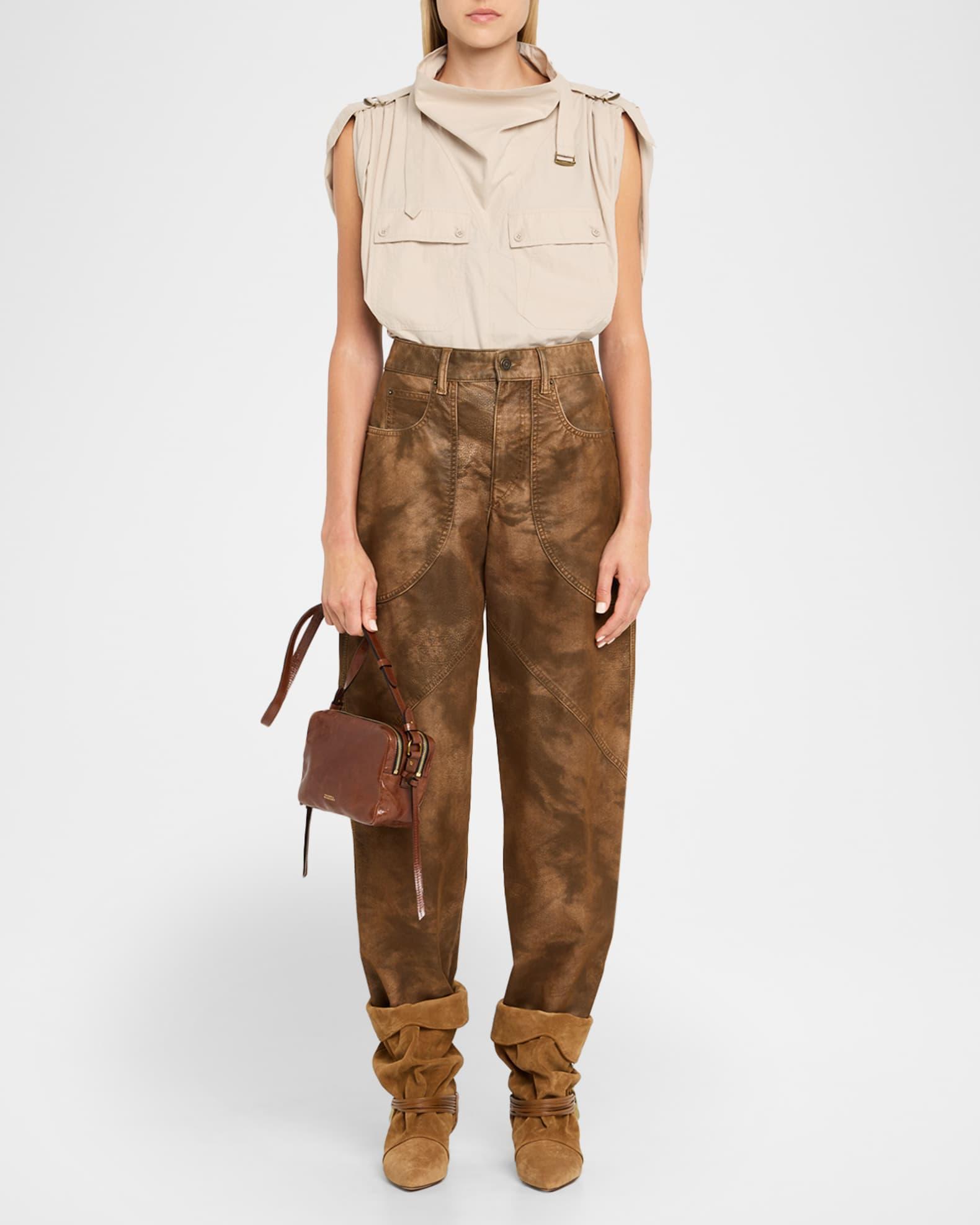 Wardy Camera Leather Crossbody Bag Product Image