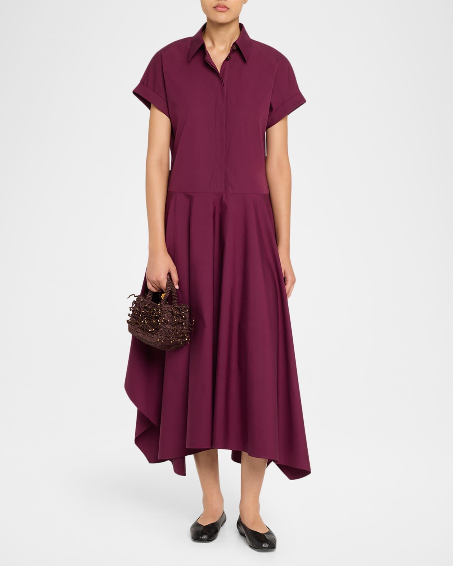 Fanny Woven Top-Handle Bag with Beaded Fringe Product Image