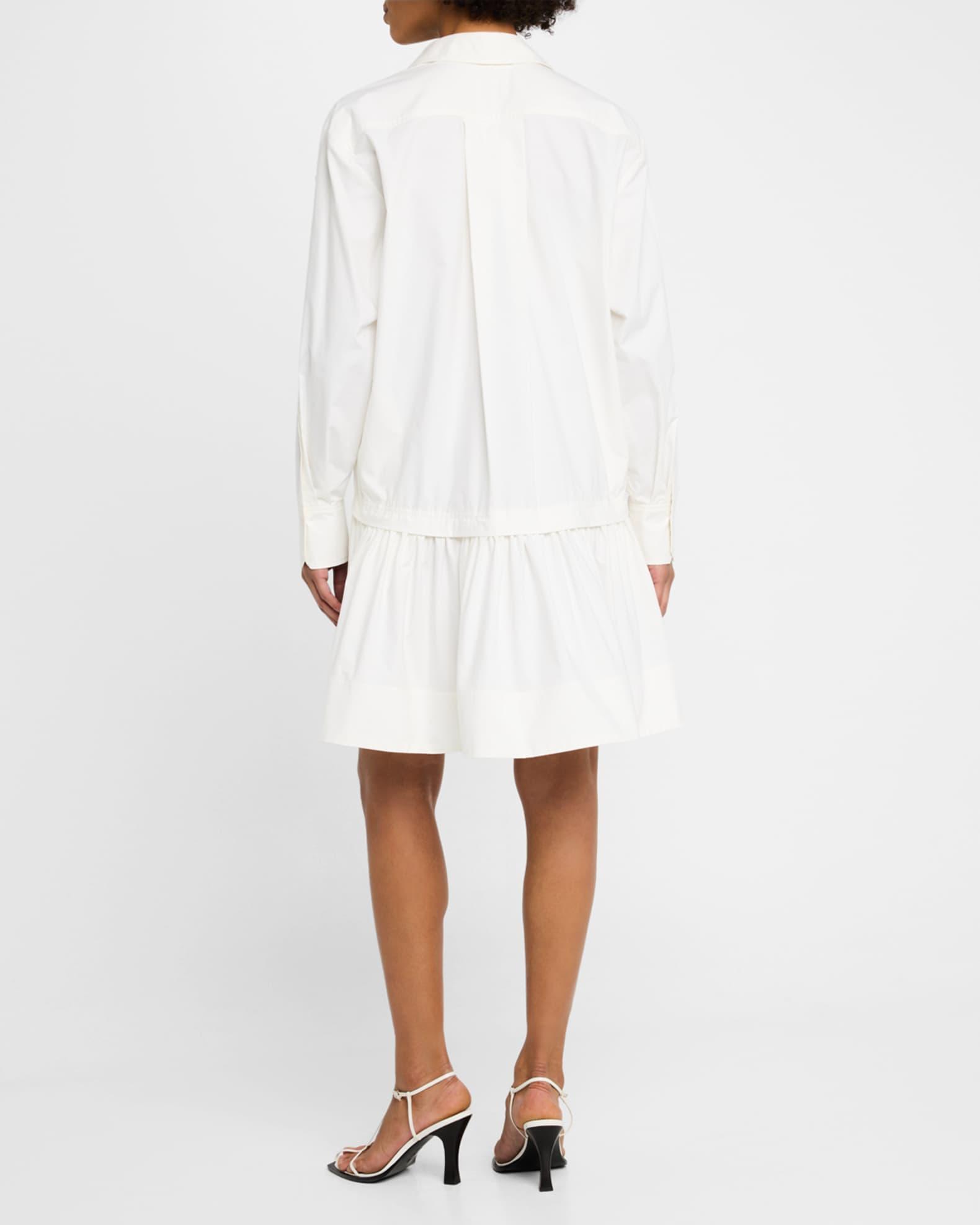 Brooke Long-Sleeve Drop-Waist Mini Dress Product Image